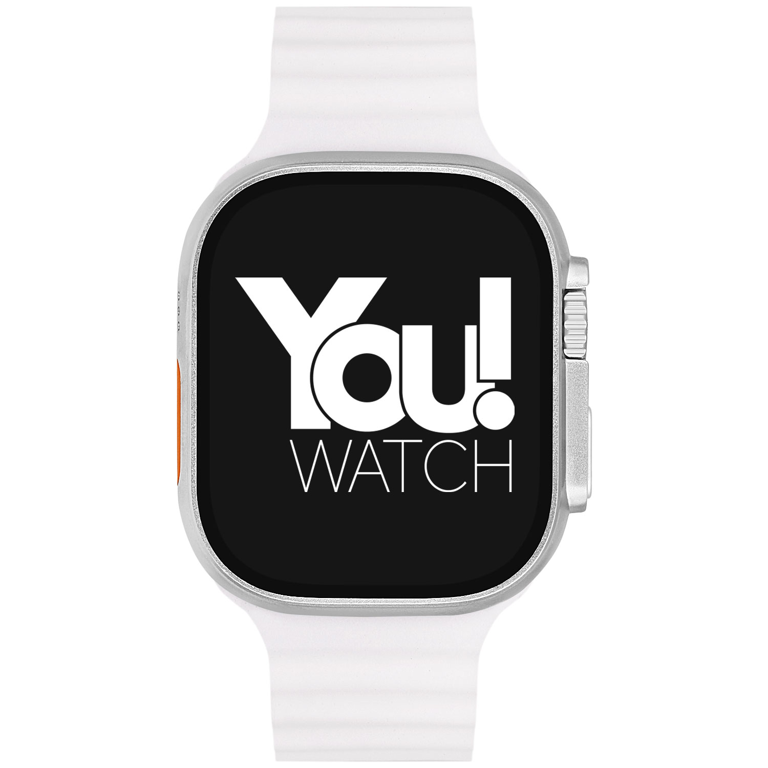 You Watch A8-a84pro You Silver & White Silicon Unisex Kol Saati Görseli