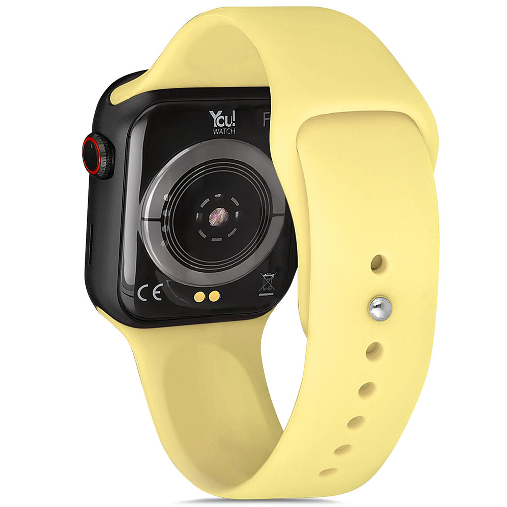 You Watch F3-yf305 You Black & Yellow Silicon Unisex Kol Saati Görseli