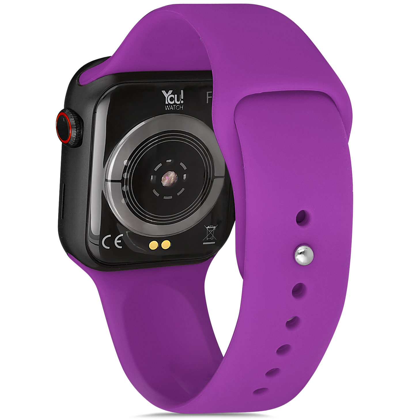 You Watch F3-yf306 You Black & Purple Silicon Unisex Kol Saati Görseli