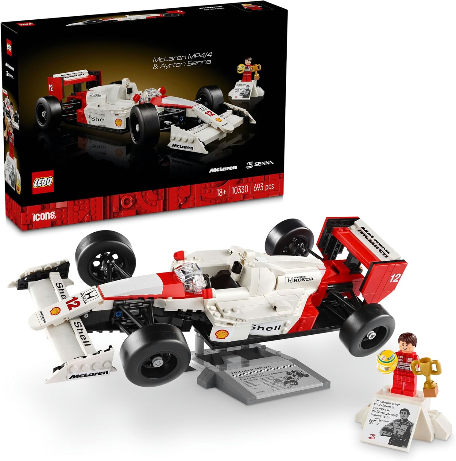 Lego 10330 Icons Mclaren Mp4/4 Ve Ayrton Senna