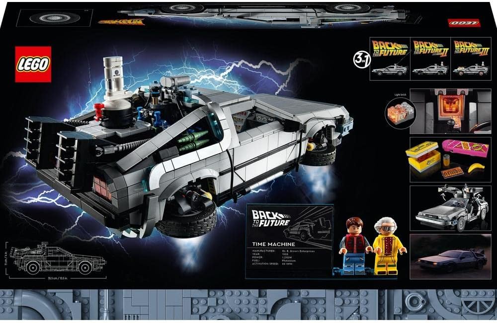 Lego 10300 Creator Expert Back To The Future Time Machine Görseli
