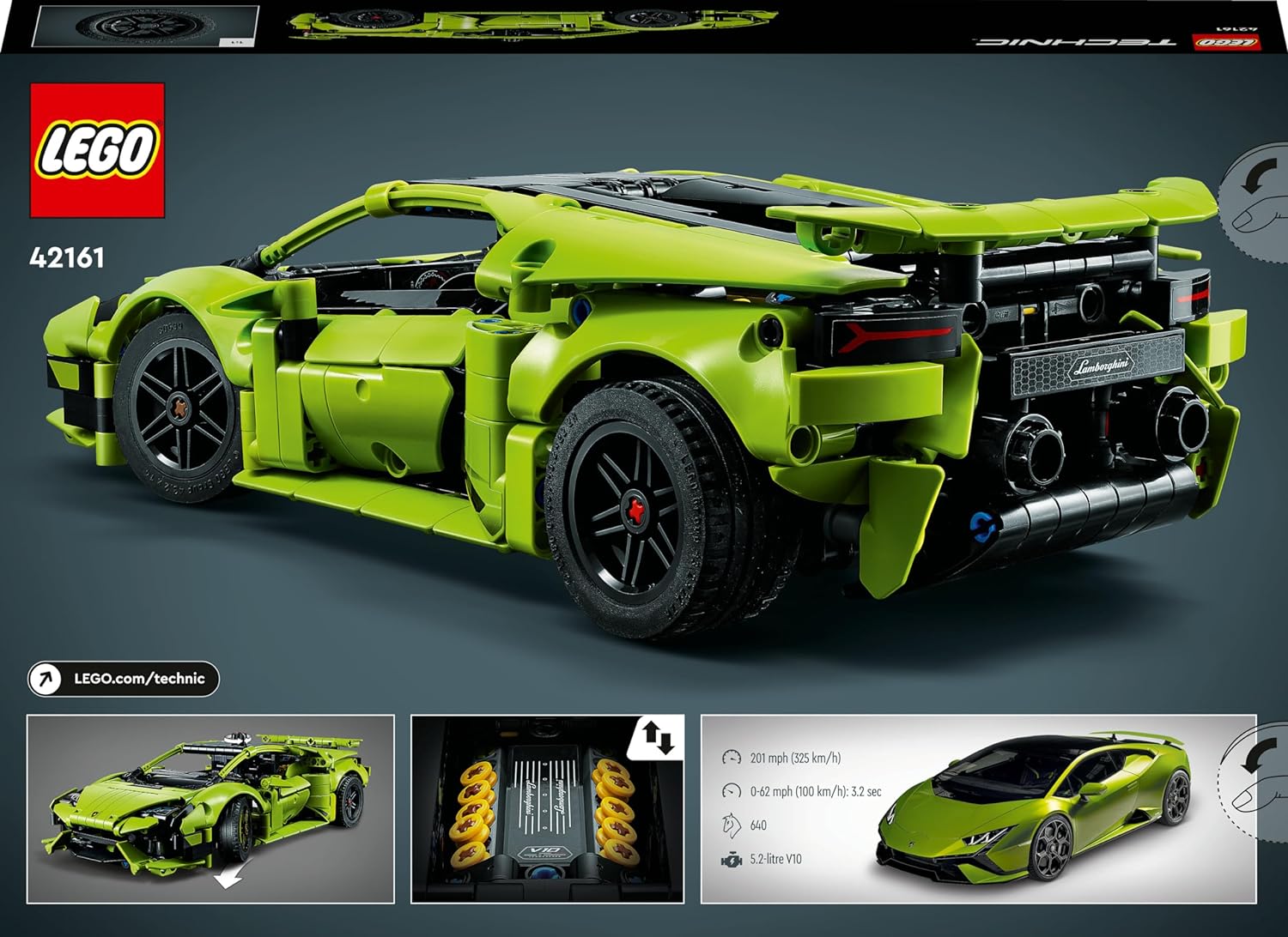 Lego 42161 Technic Lamborghini Huracan Tecnica Görseli