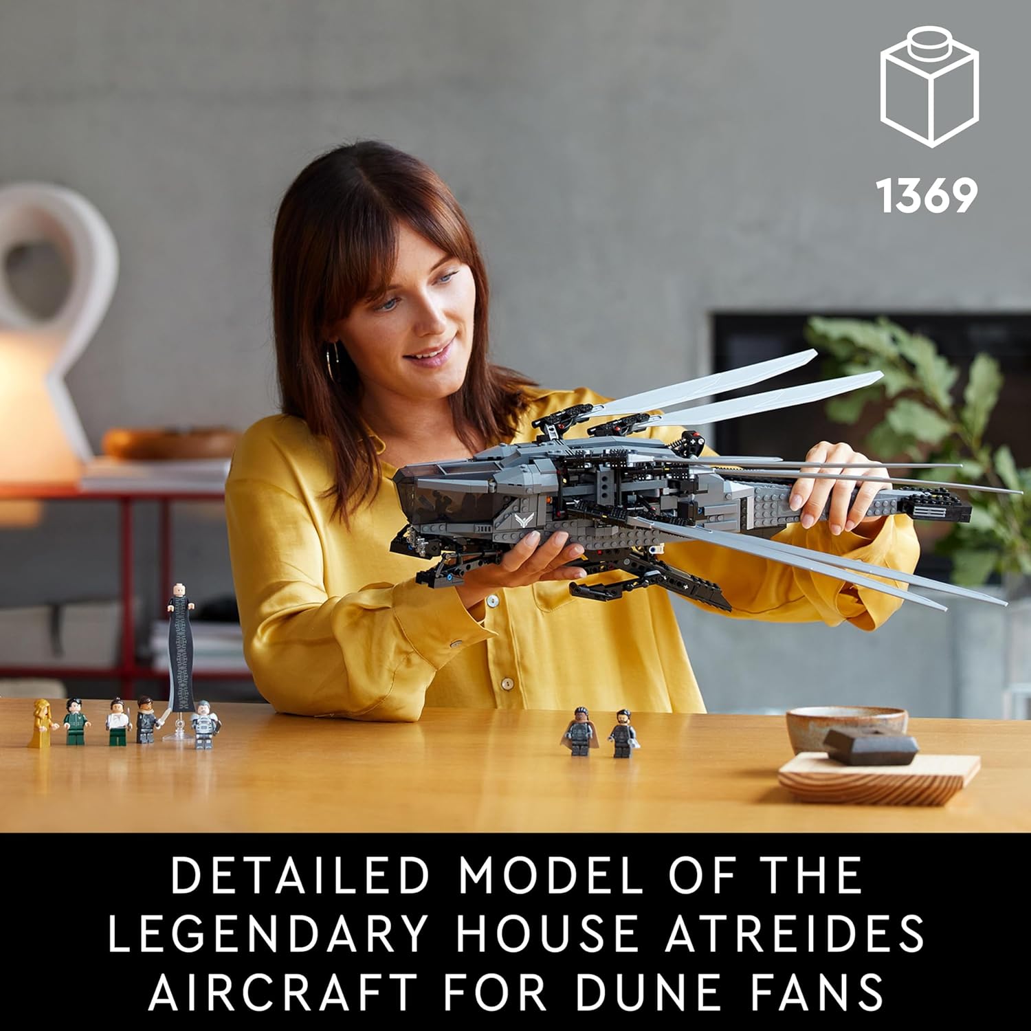 Lego 10327 Icons Dune Çöl Gezegeni Atreides Royal Ornithopter Görseli