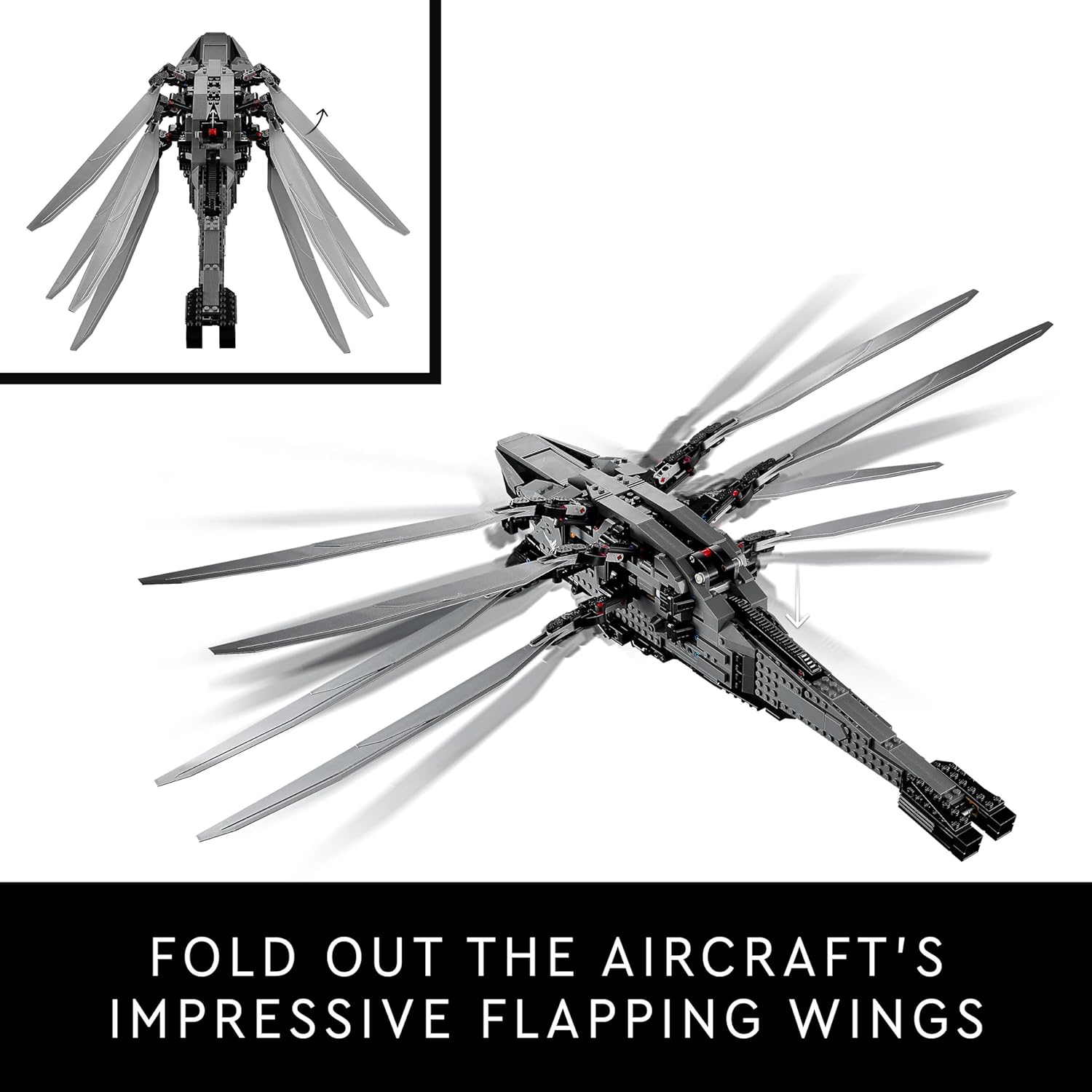 Lego 10327 Icons Dune Çöl Gezegeni Atreides Royal Ornithopter Görseli