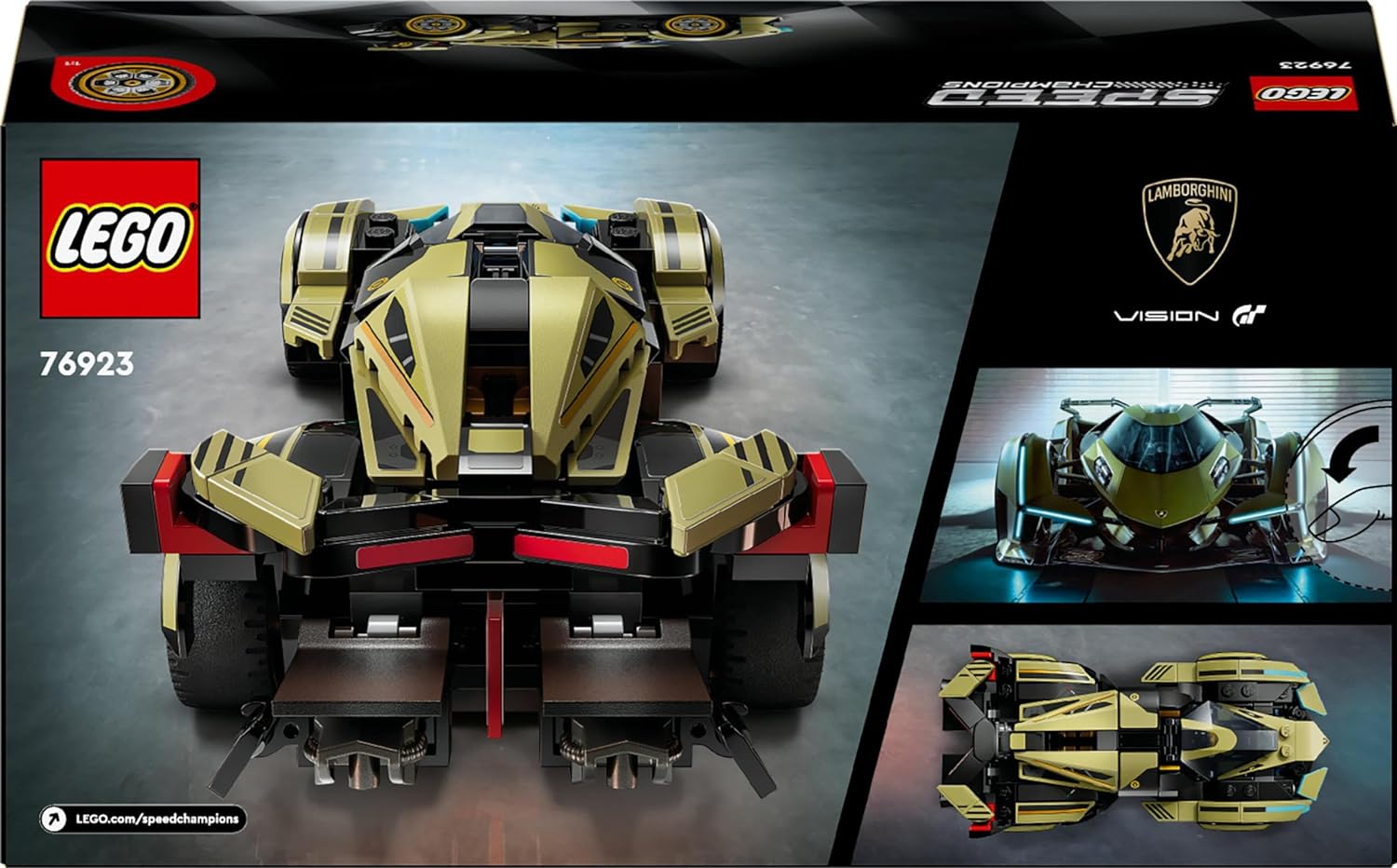 Lego 76923 Speed Champions Lamborghini Lambo V12 Vision Gt Süper Araba Görseli