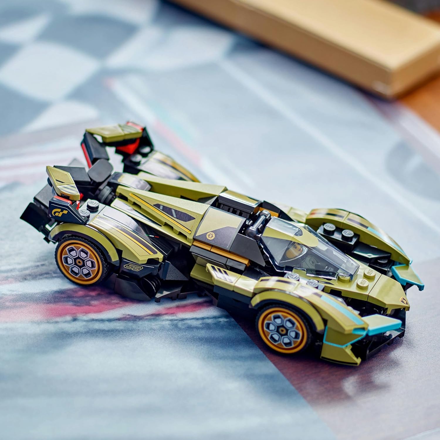 Lego 76923 Speed Champions Lamborghini Lambo V12 Vision Gt Süper Araba Görseli