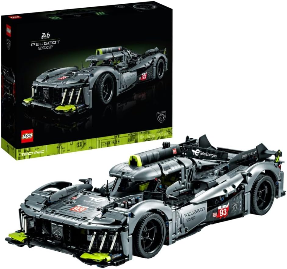 Lego 42156 Technic Peugeot 9x8 24h Le Mans Hybrid Hypercar