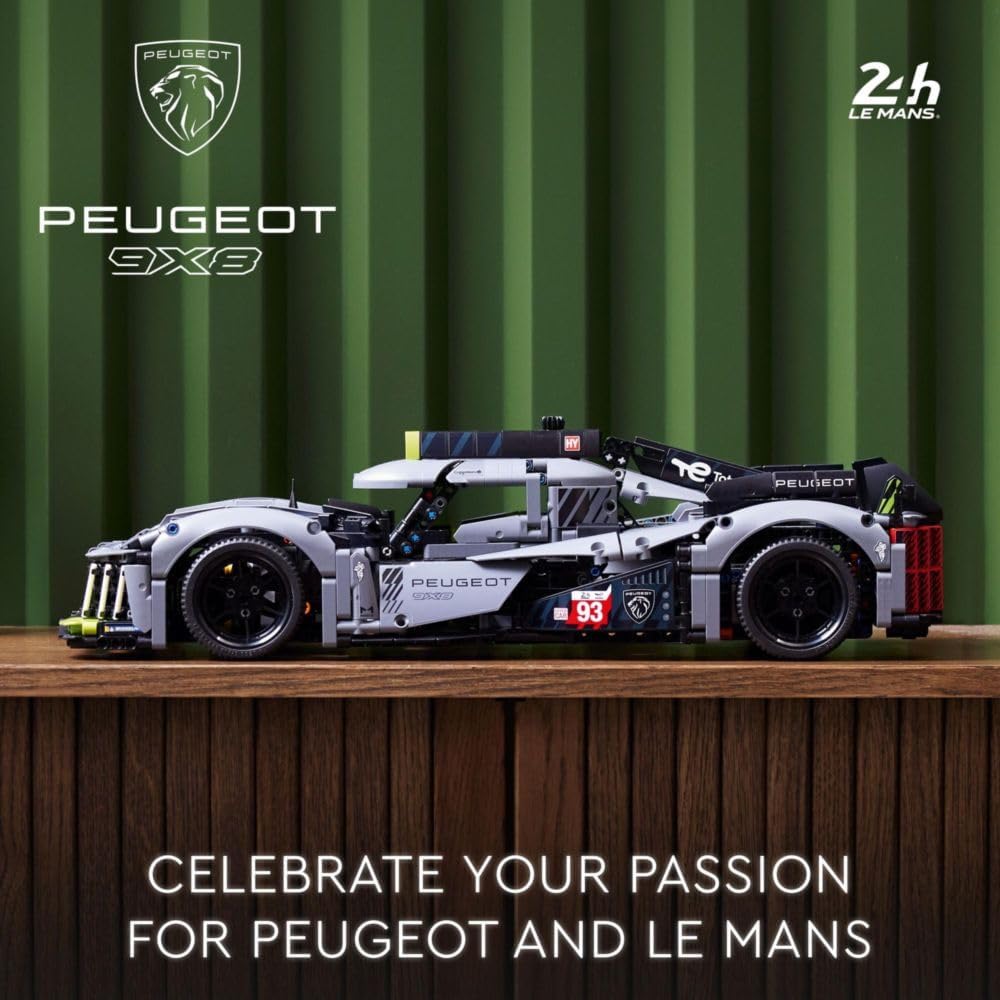 Lego 42156 Technic Peugeot 9x8 24h Le Mans Hybrid Hypercar Görseli