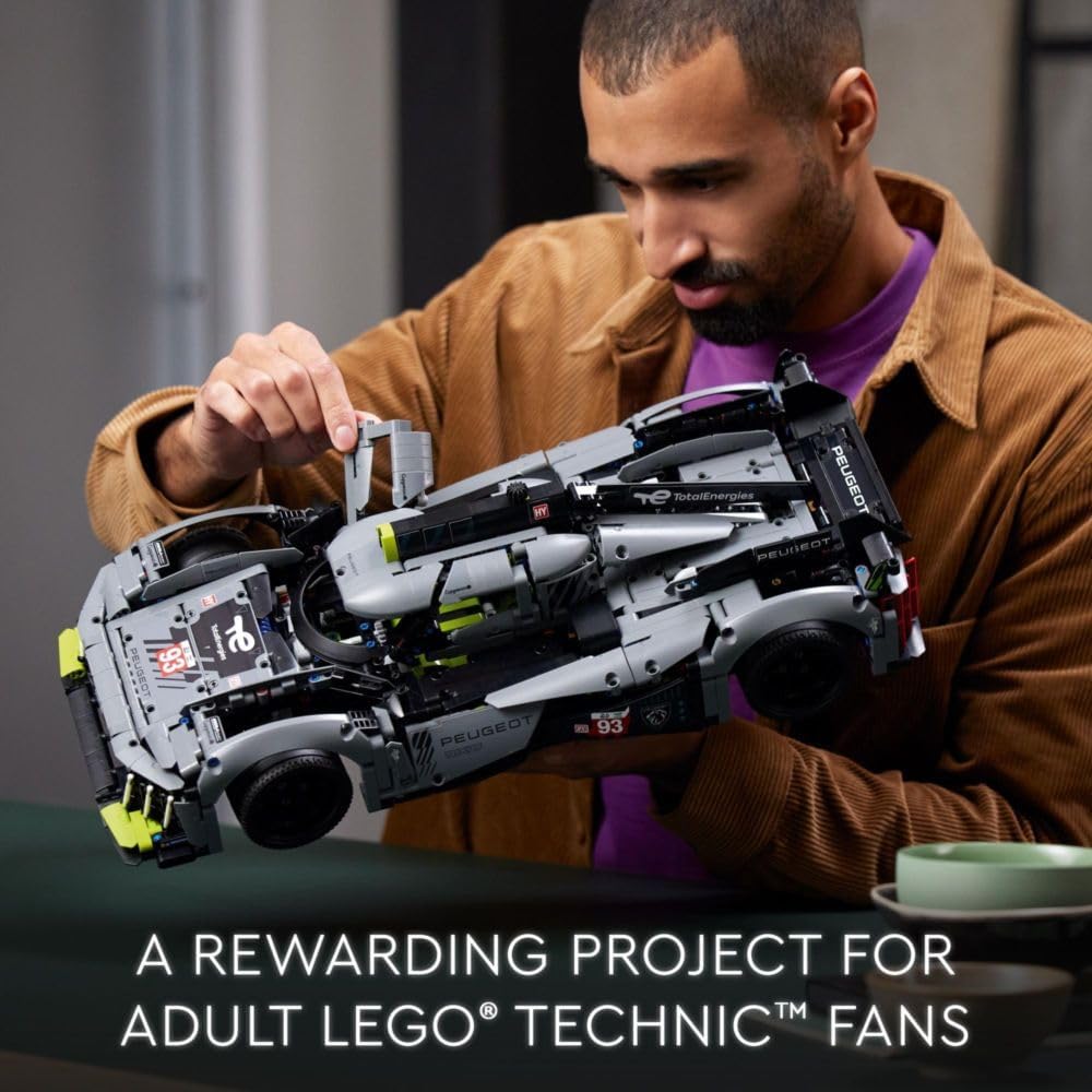 Lego 42156 Technic Peugeot 9x8 24h Le Mans Hybrid Hypercar Görseli