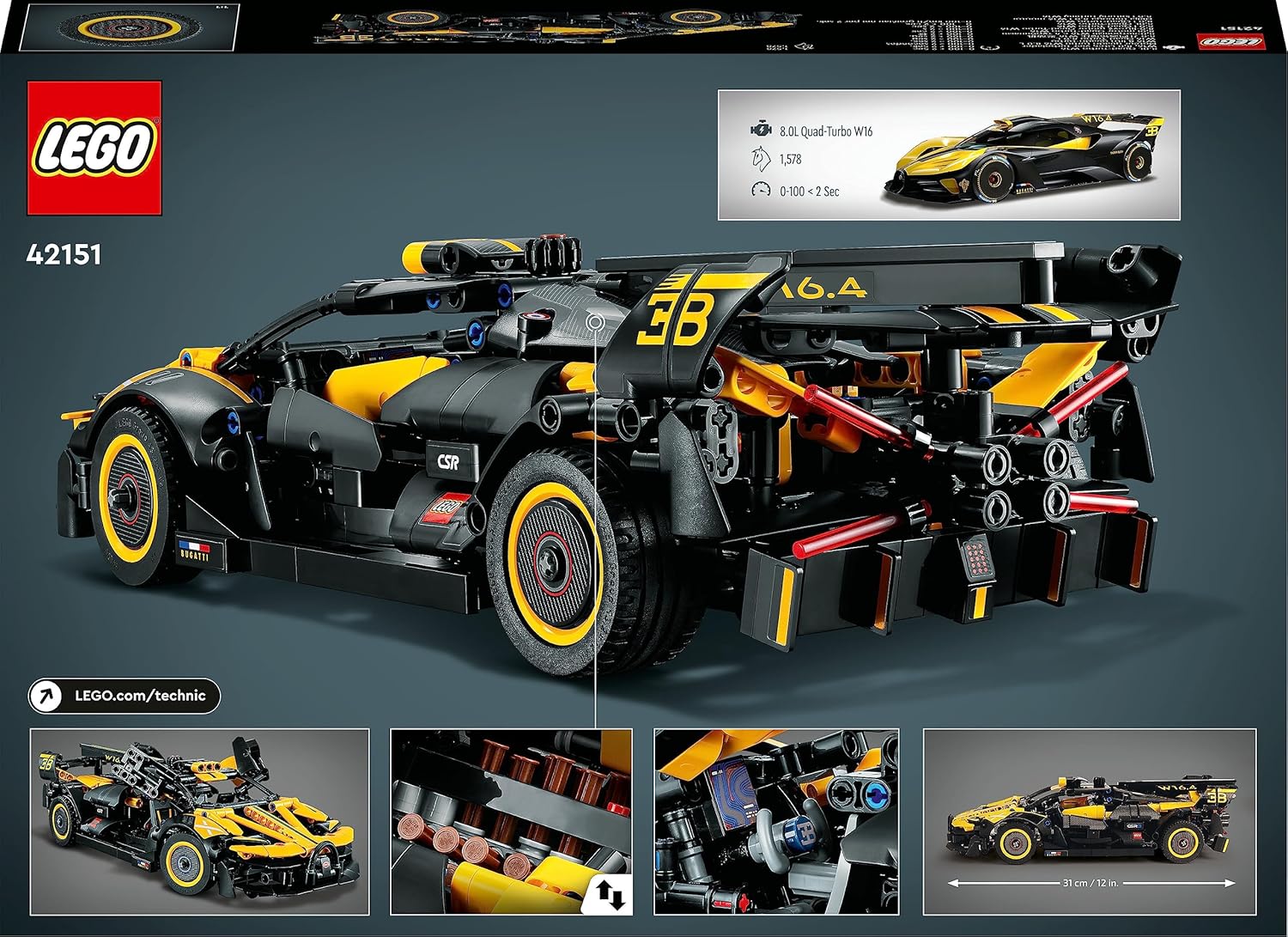 Lego 42151 Technic Bugatti Bolide Görseli