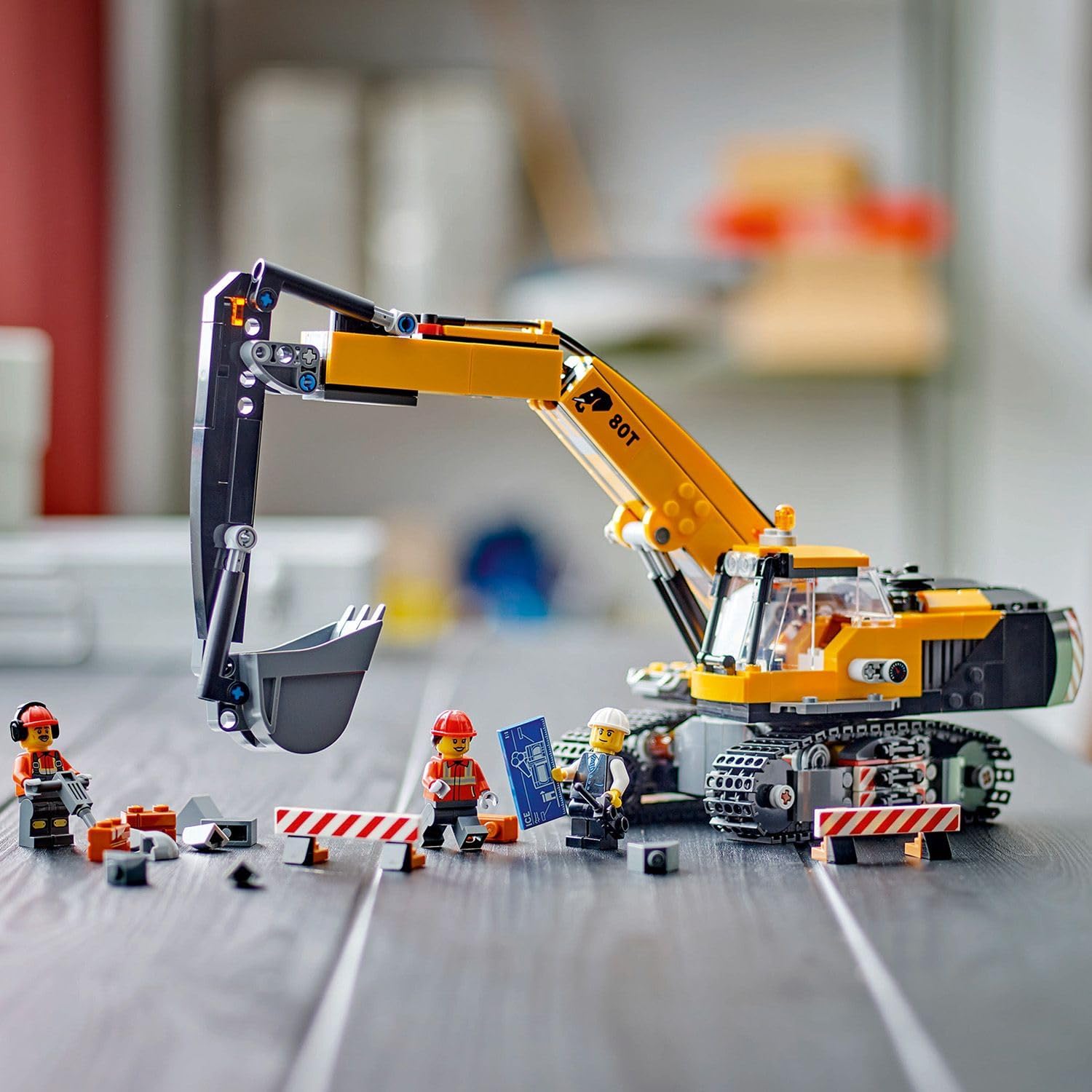 Lego 60420 City Sarı İnşaat Ekskavatörü Görseli