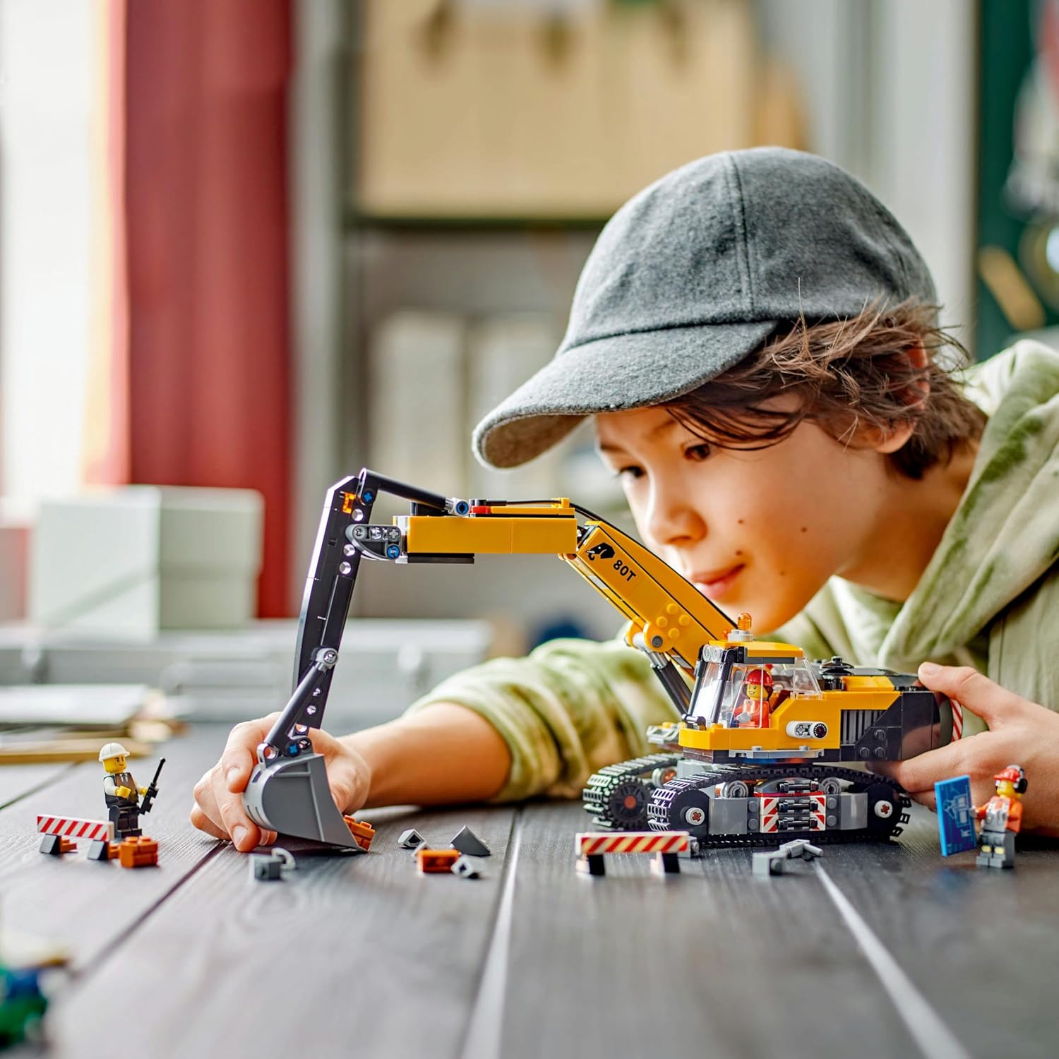 Lego 60420 City Sarı İnşaat Ekskavatörü Görseli