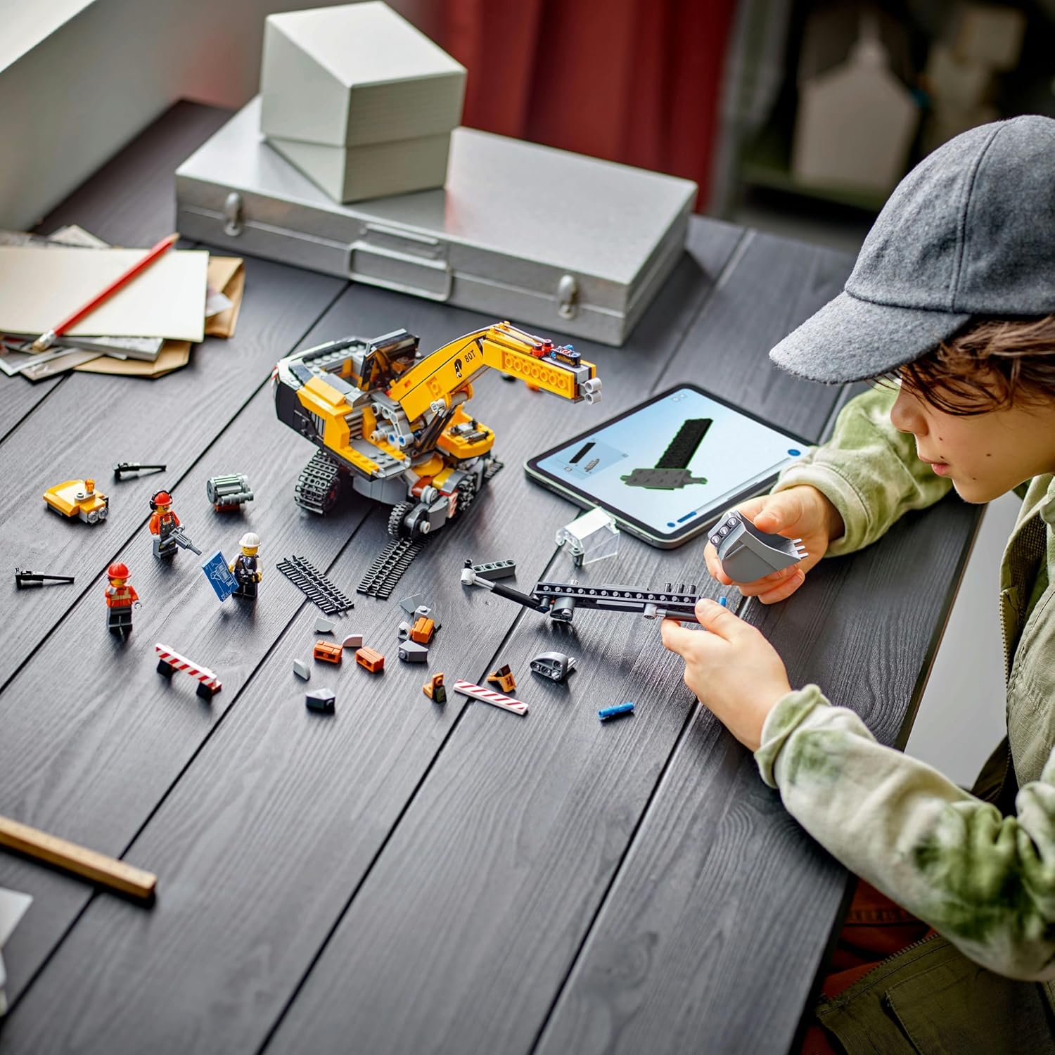 Lego 60420 City Sarı İnşaat Ekskavatörü Görseli
