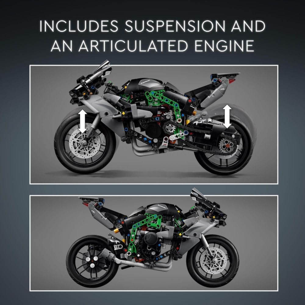 Lego 42170 Technic Kawasaki Ninja H2r Motosiklet Görseli