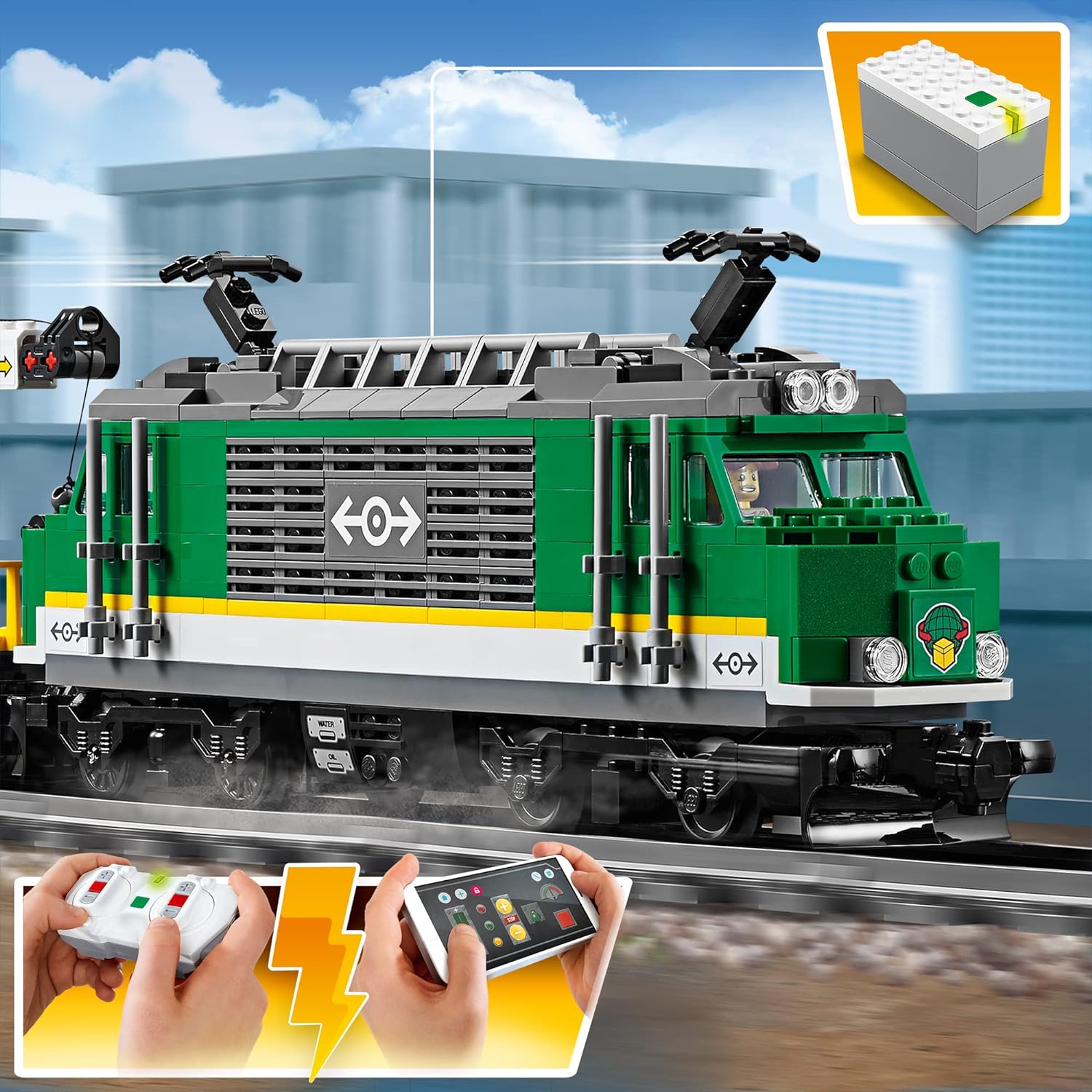 Lego 60198 City Kargo Treni Görseli