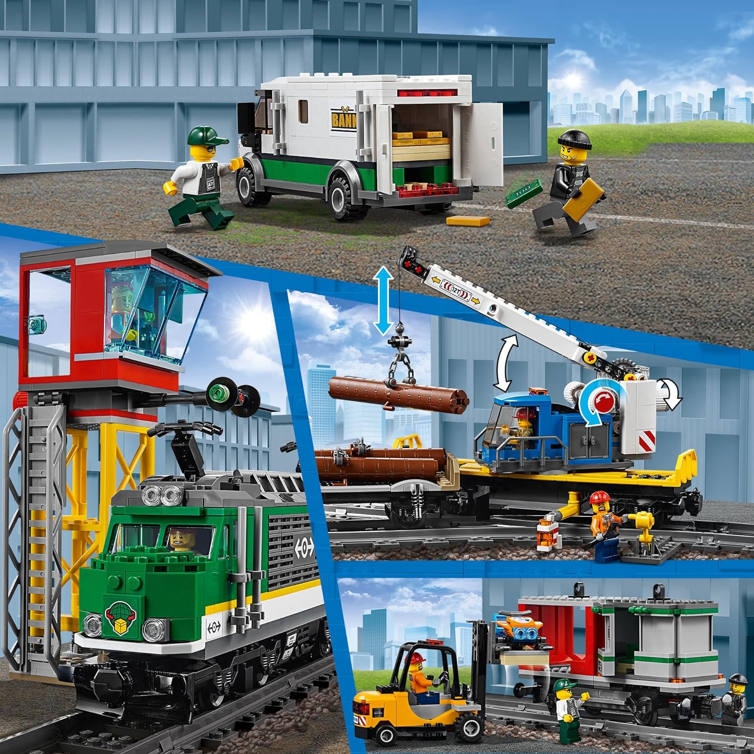 Lego 60198 City Kargo Treni Görseli