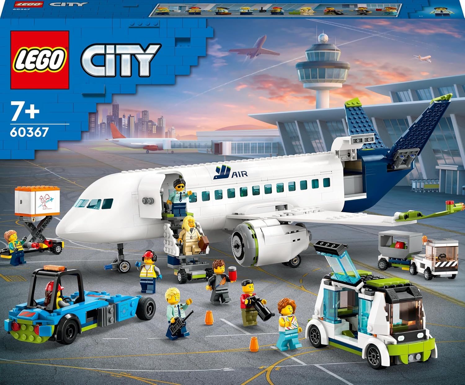 Lego 60367 City Yolcu Uçağı Görseli