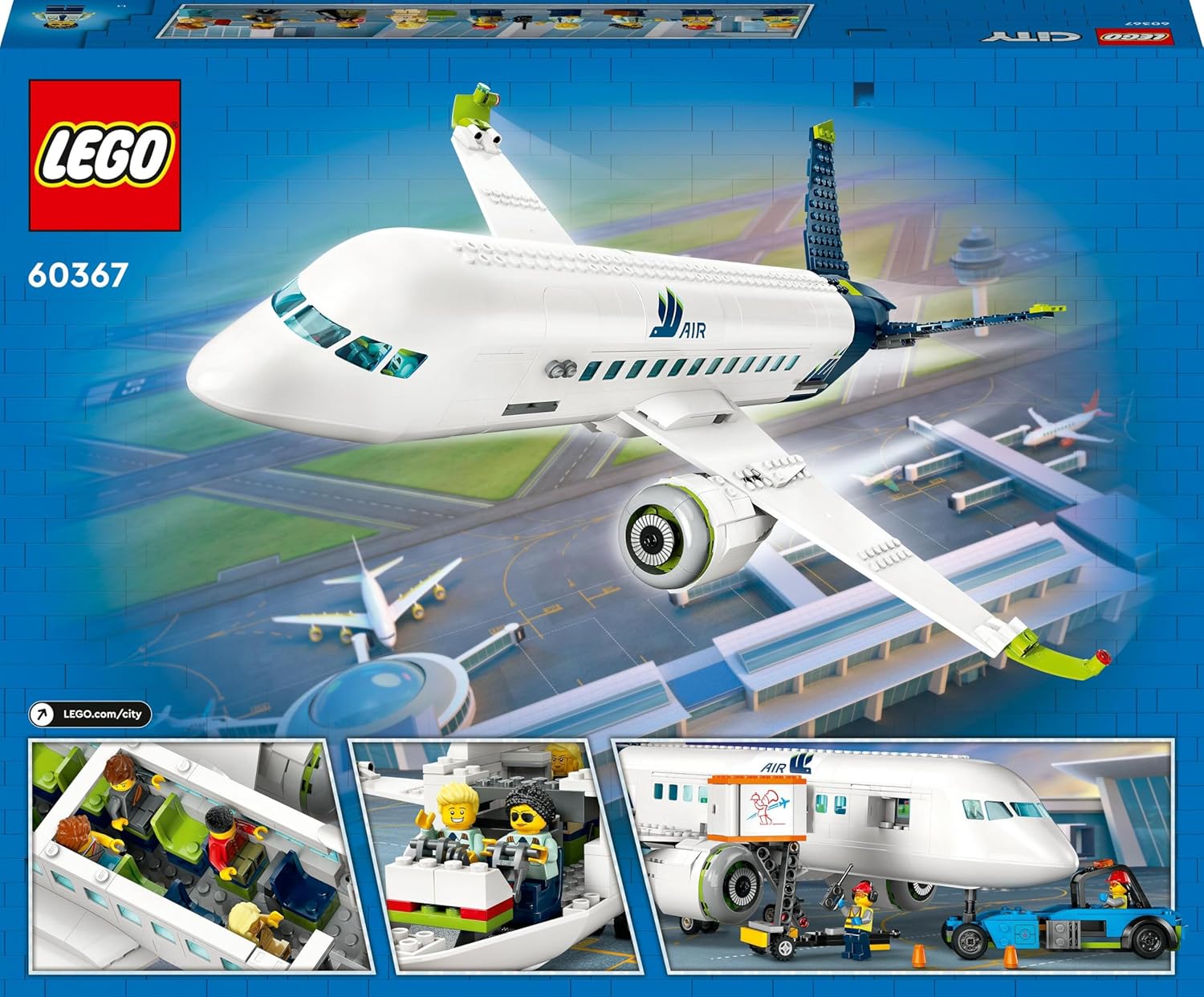 Lego 60367 City Yolcu Uçağı Görseli