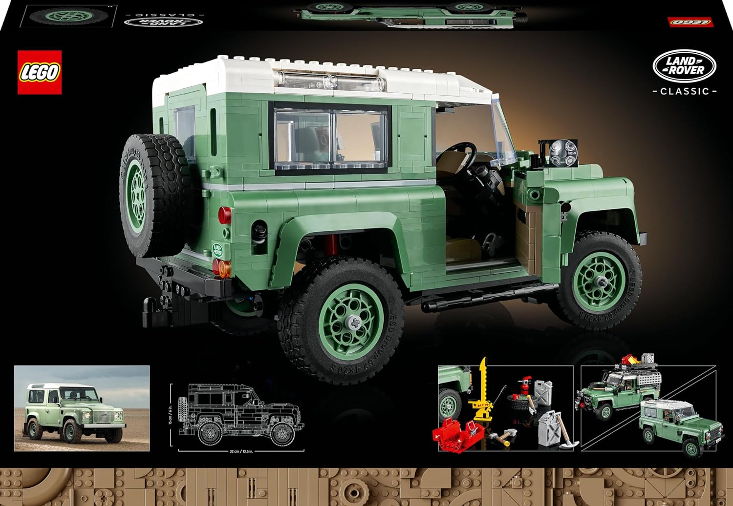 Lego 10317 Icons Land Rover Klasik Defender 90 Görseli