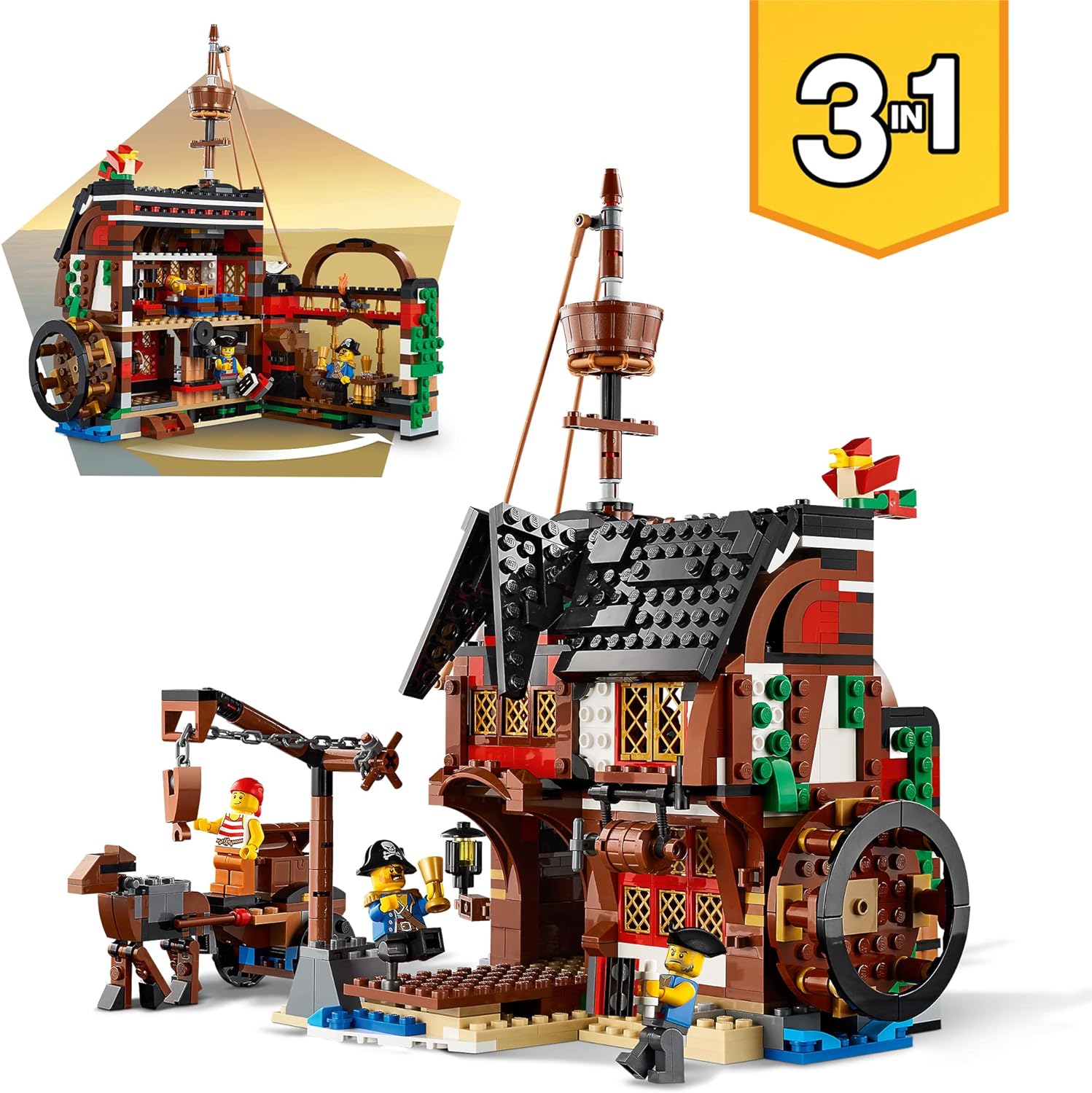 Lego 31109 Creator 3'ü 1 Arada Korsan Gemisi Görseli