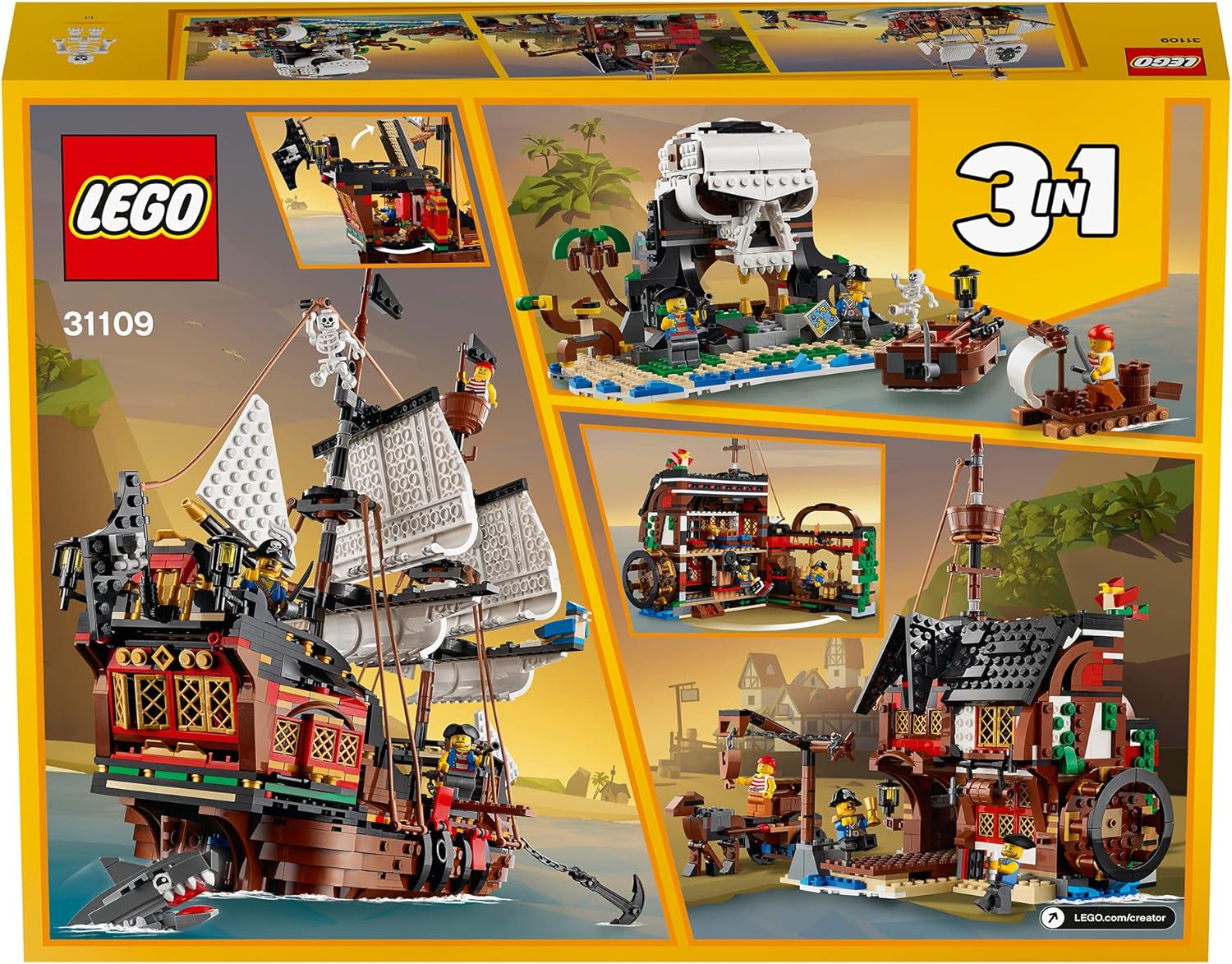 Lego 31109 Creator 3'ü 1 Arada Korsan Gemisi Görseli