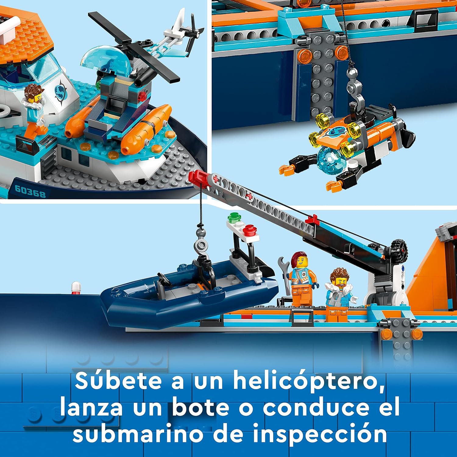 Lego 60368 City Kutup Keşif Gemisi Görseli