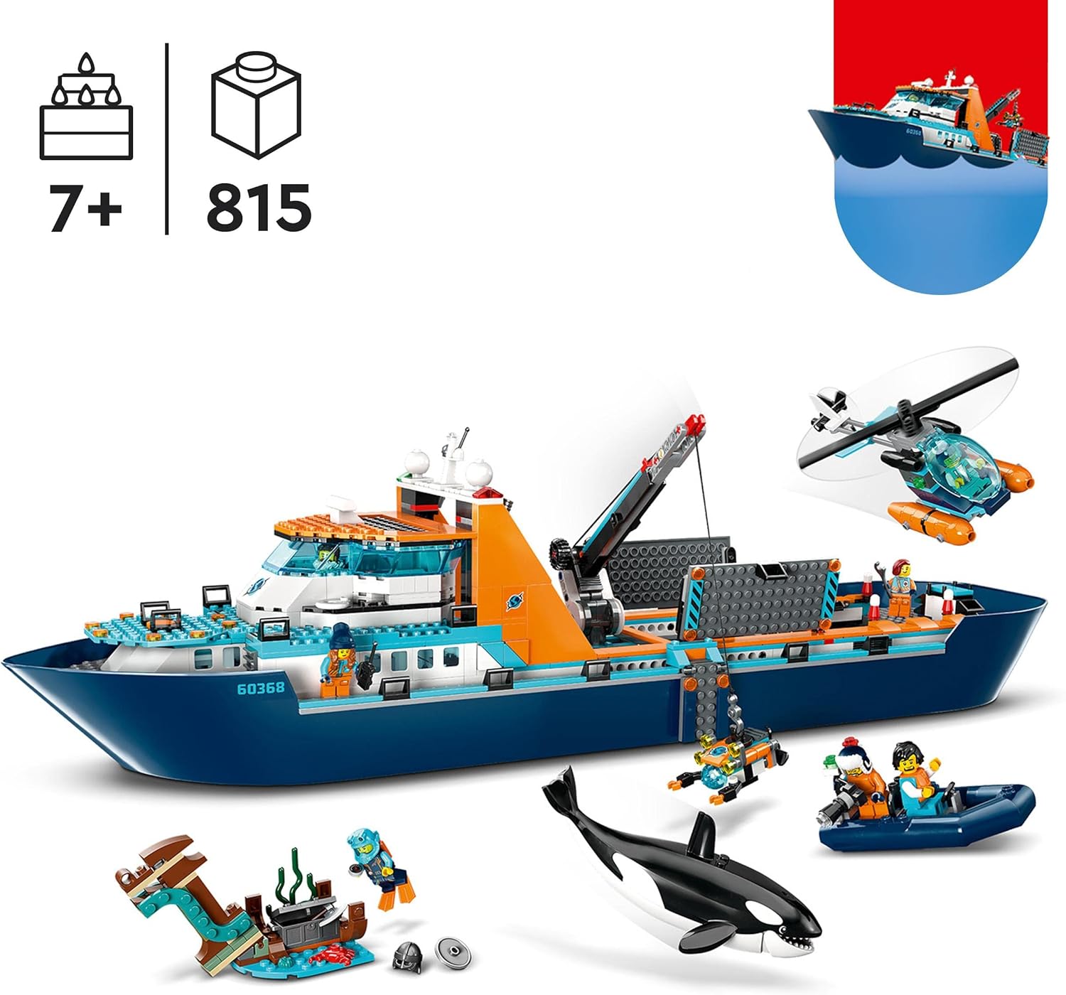 Lego 60368 City Kutup Keşif Gemisi Görseli