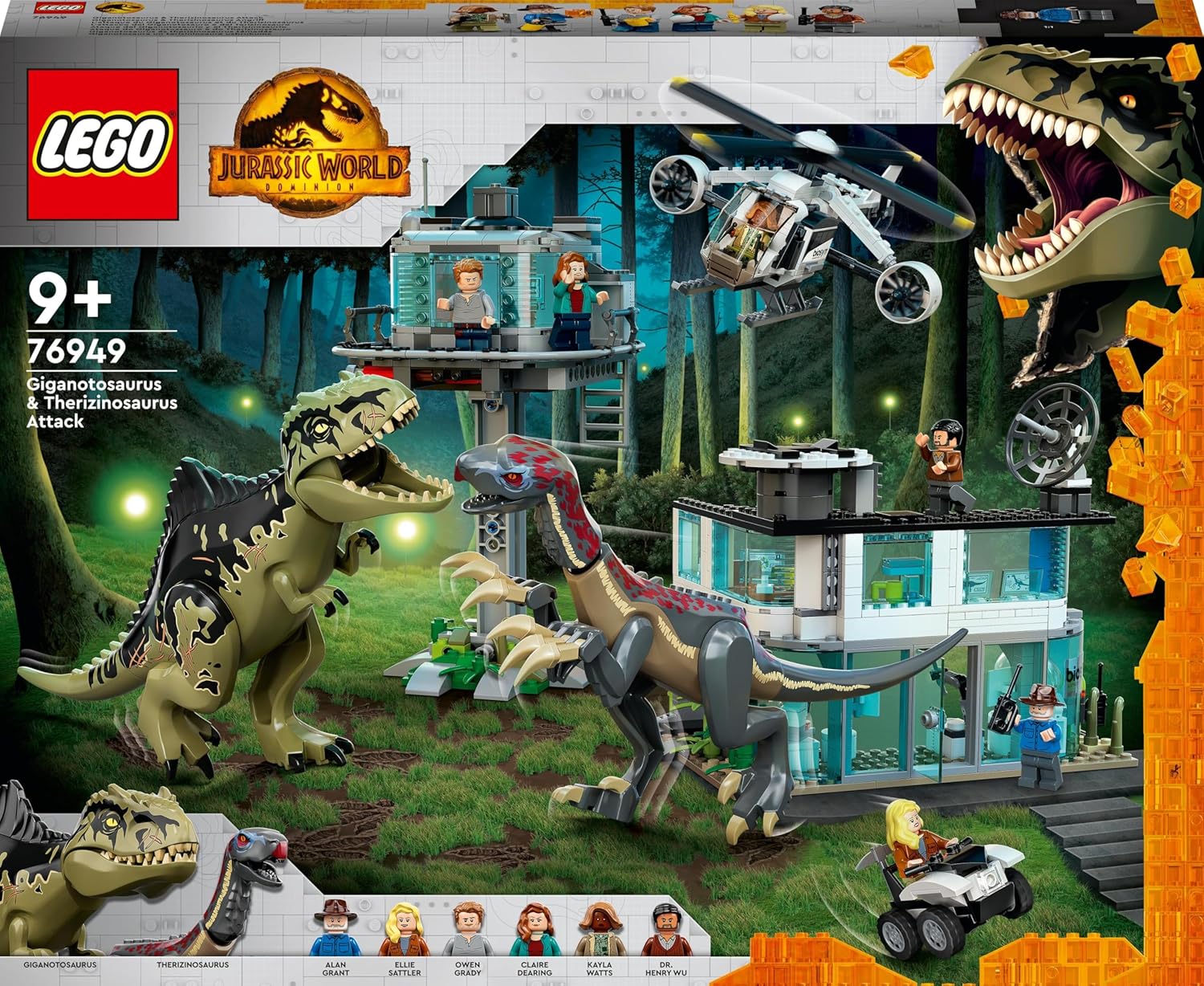 Lego 76949 Jurassic World Giganotosaurus Ve Therizinosaurus Saldırısı Görseli