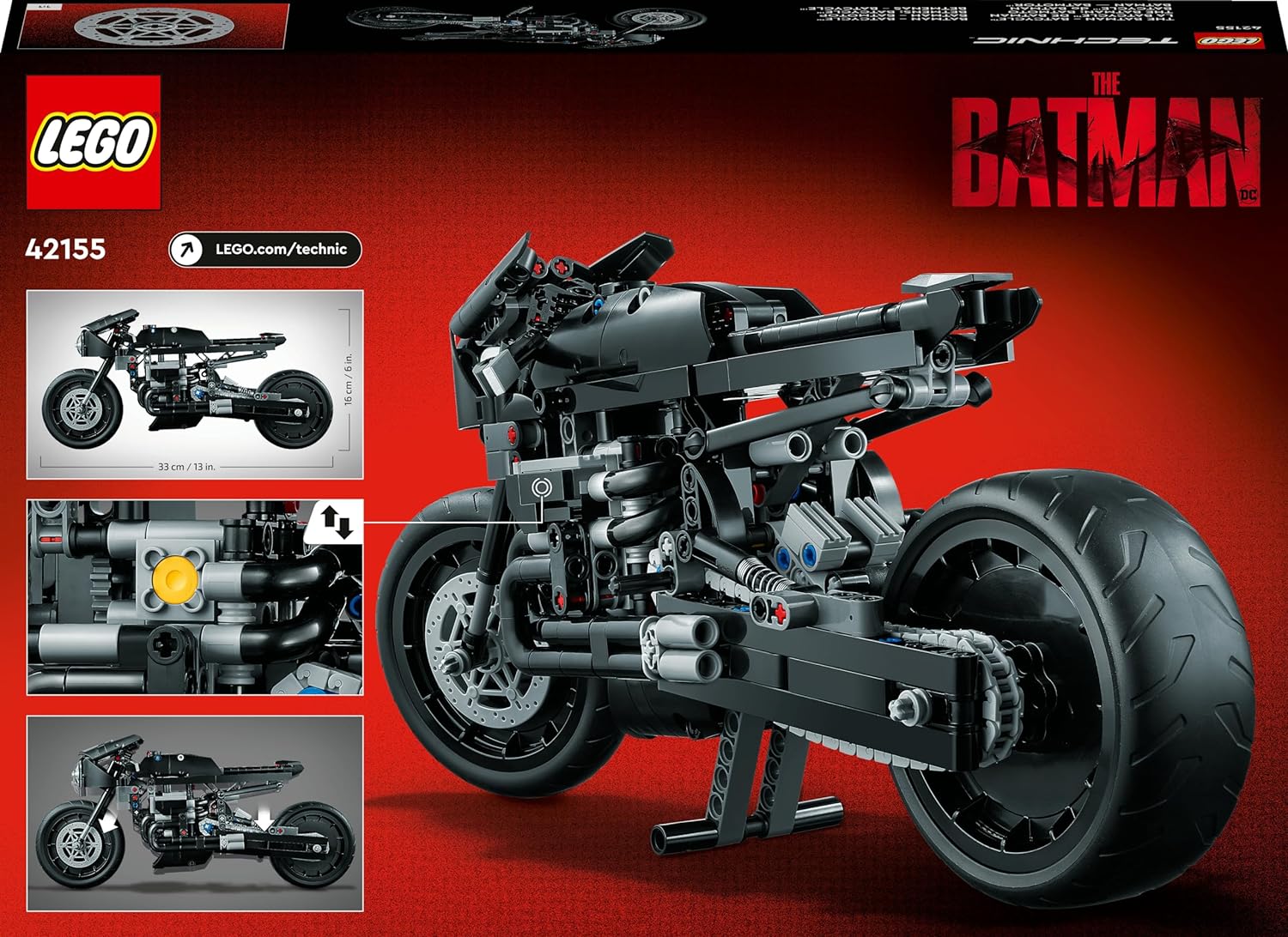 Lego 42155 Technic Batman Batcycle Görseli