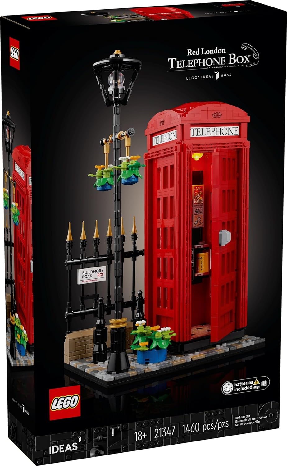 Lego 21347 Ideas Kırmızı Londra Telefon Kulübesi
