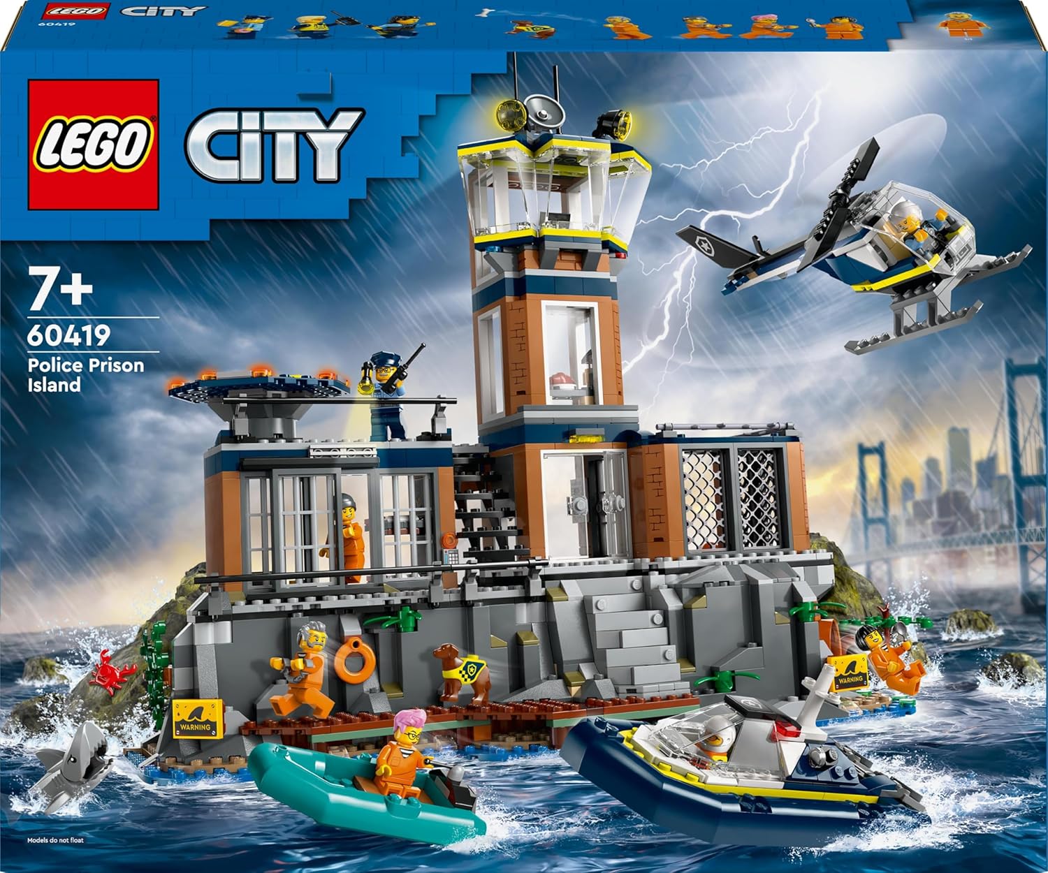 Lego 60419 City Polis Hapishane Adası Görseli