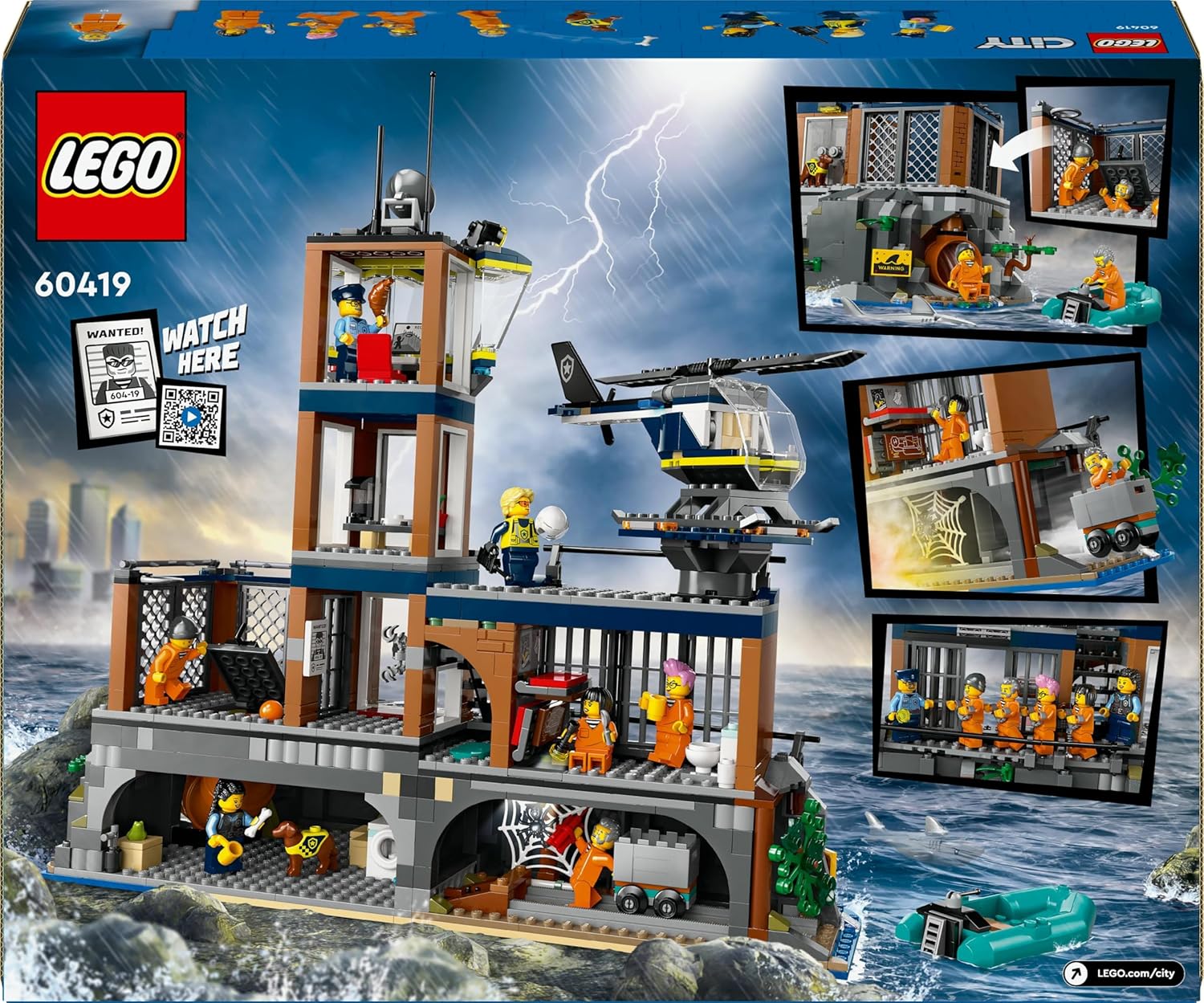 Lego 60419 City Polis Hapishane Adası Görseli