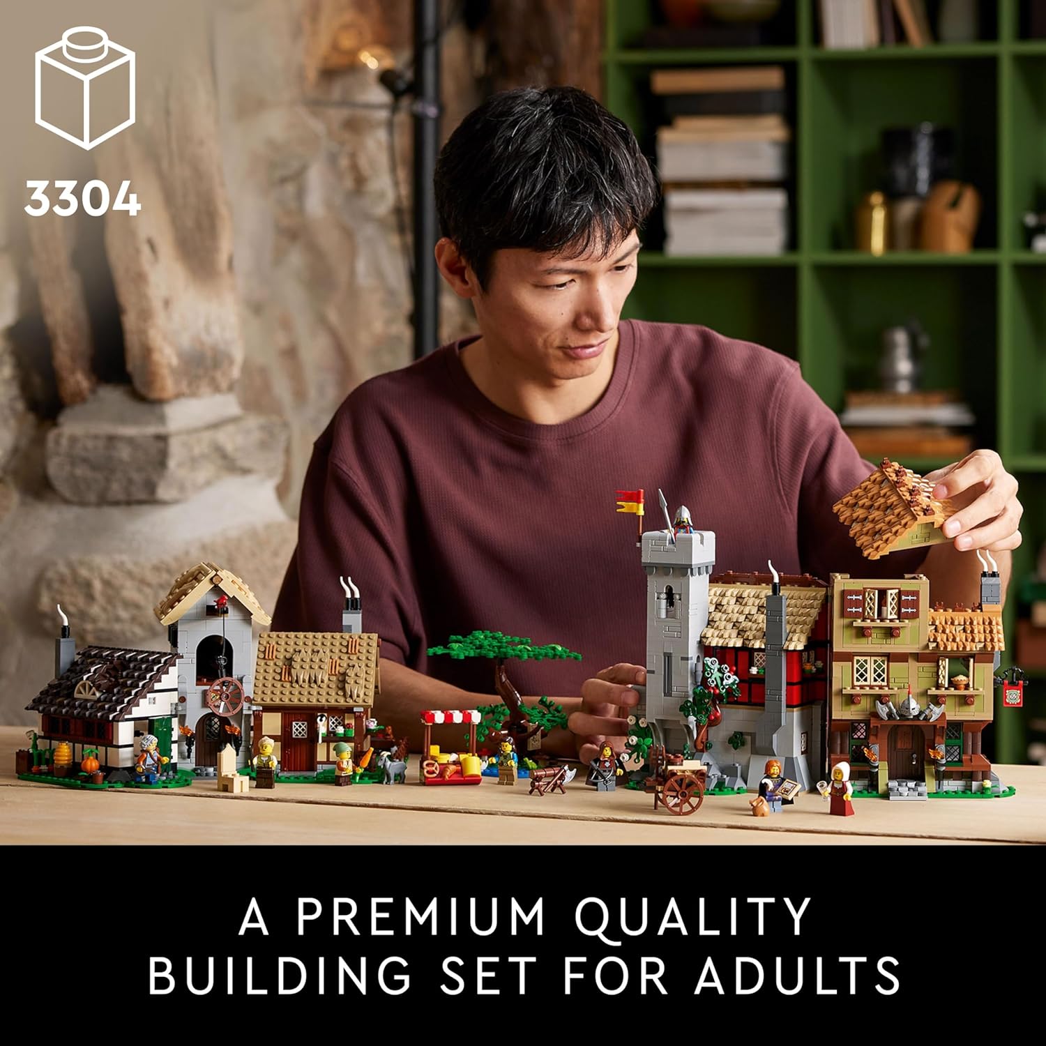 Lego 10332 Icons Medieval Town Square Görseli