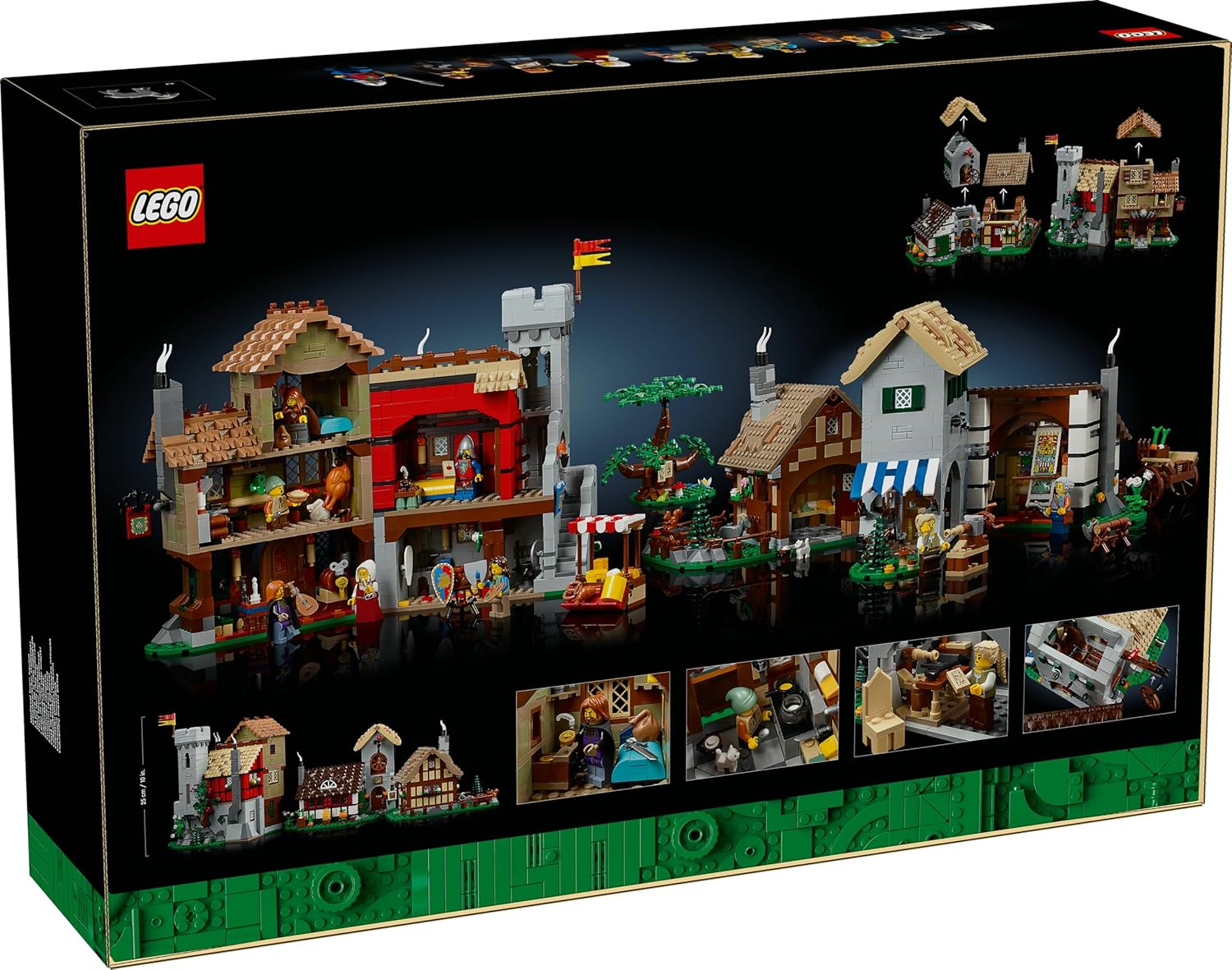 Lego 10332 Icons Medieval Town Square Görseli