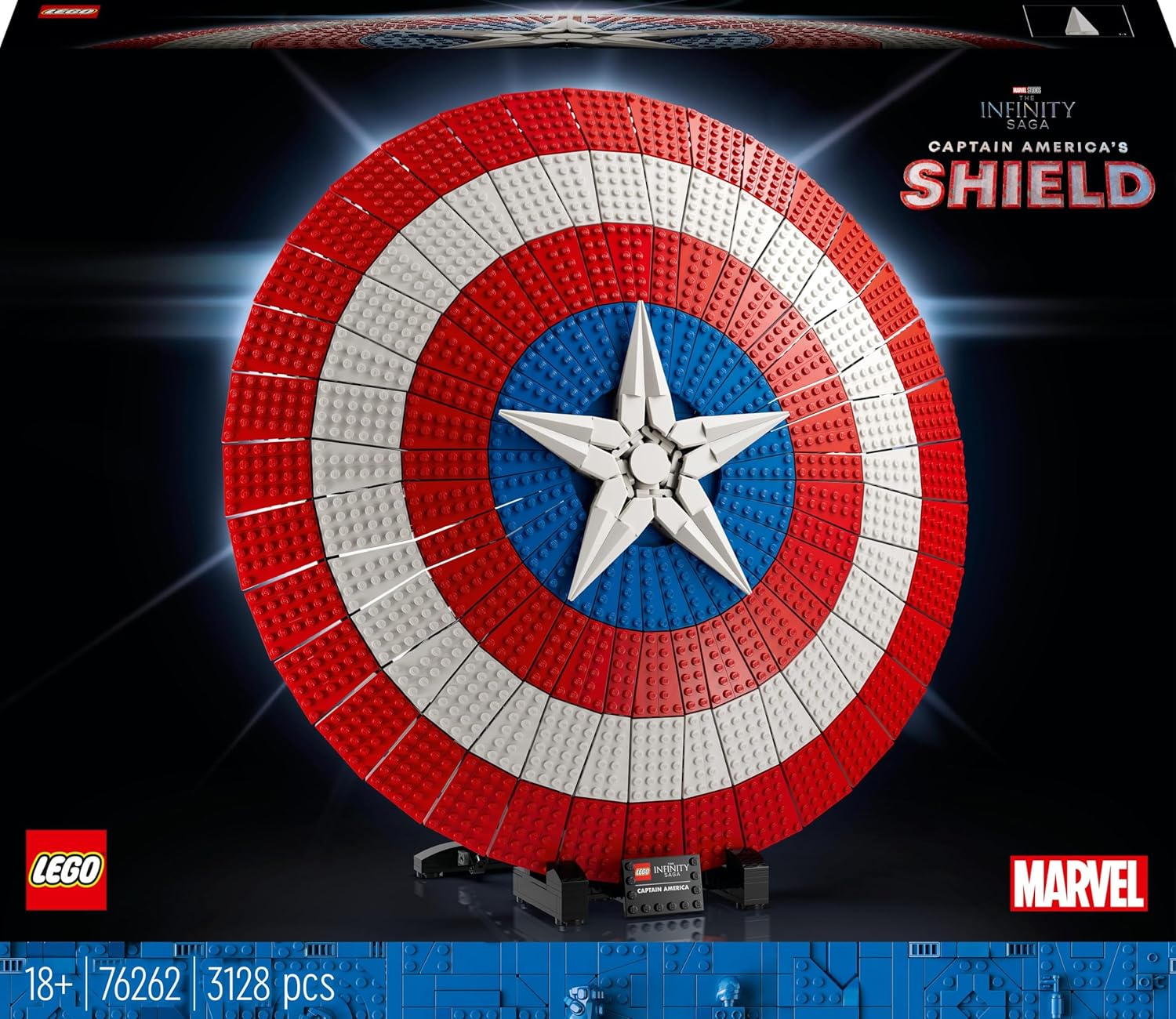 Lego 76262 Marvel Kaptan Amerika'nın Kalkanı Görseli