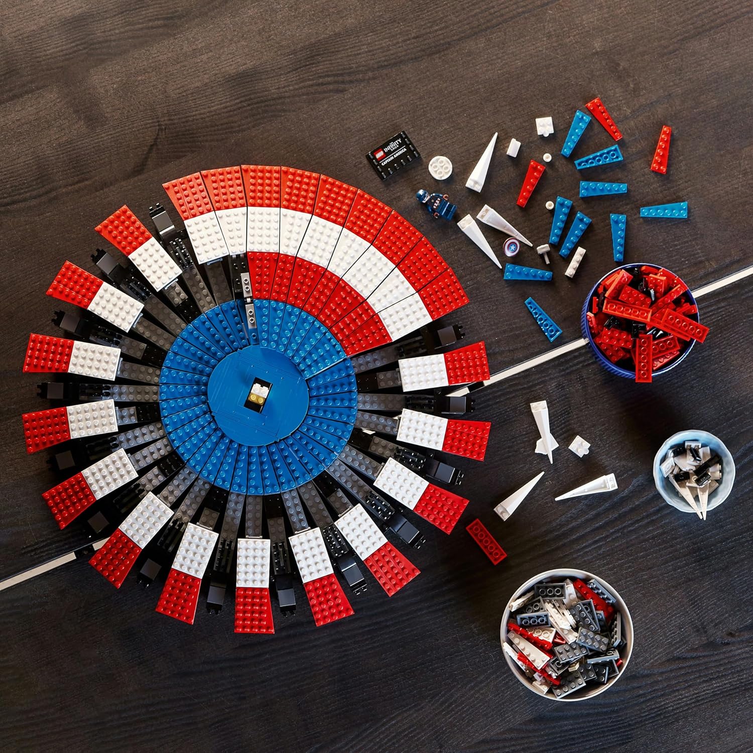 Lego 76262 Marvel Kaptan Amerika'nın Kalkanı Görseli