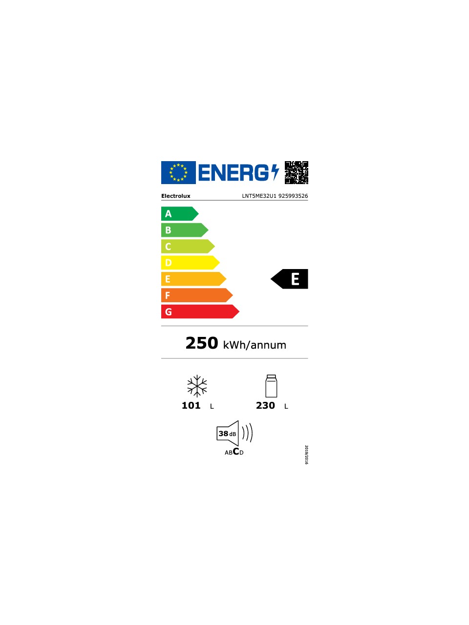 Electrolüx Lnt5me32u1 331 Lt. No Frost Combi Tipi Buzdolabı Görseli