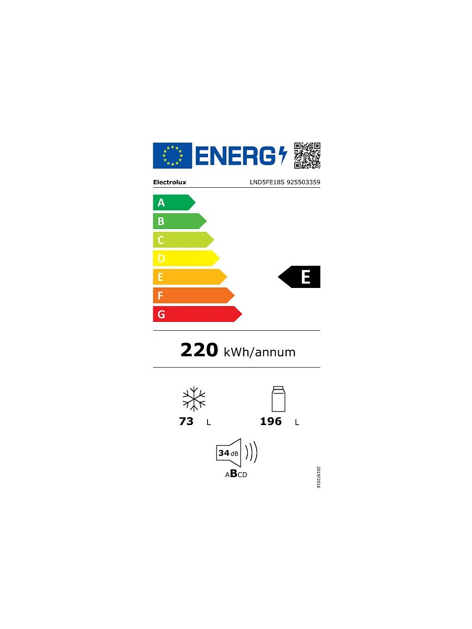 Electrolüx Lnd5fe18s 267 Lt. Anlkastre Buzdolabı Görseli