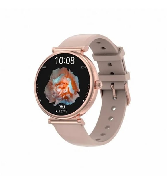 You Watch F15-yf151 You Smart Rose Gold & Pink Silicon Bayan Kol Saati
