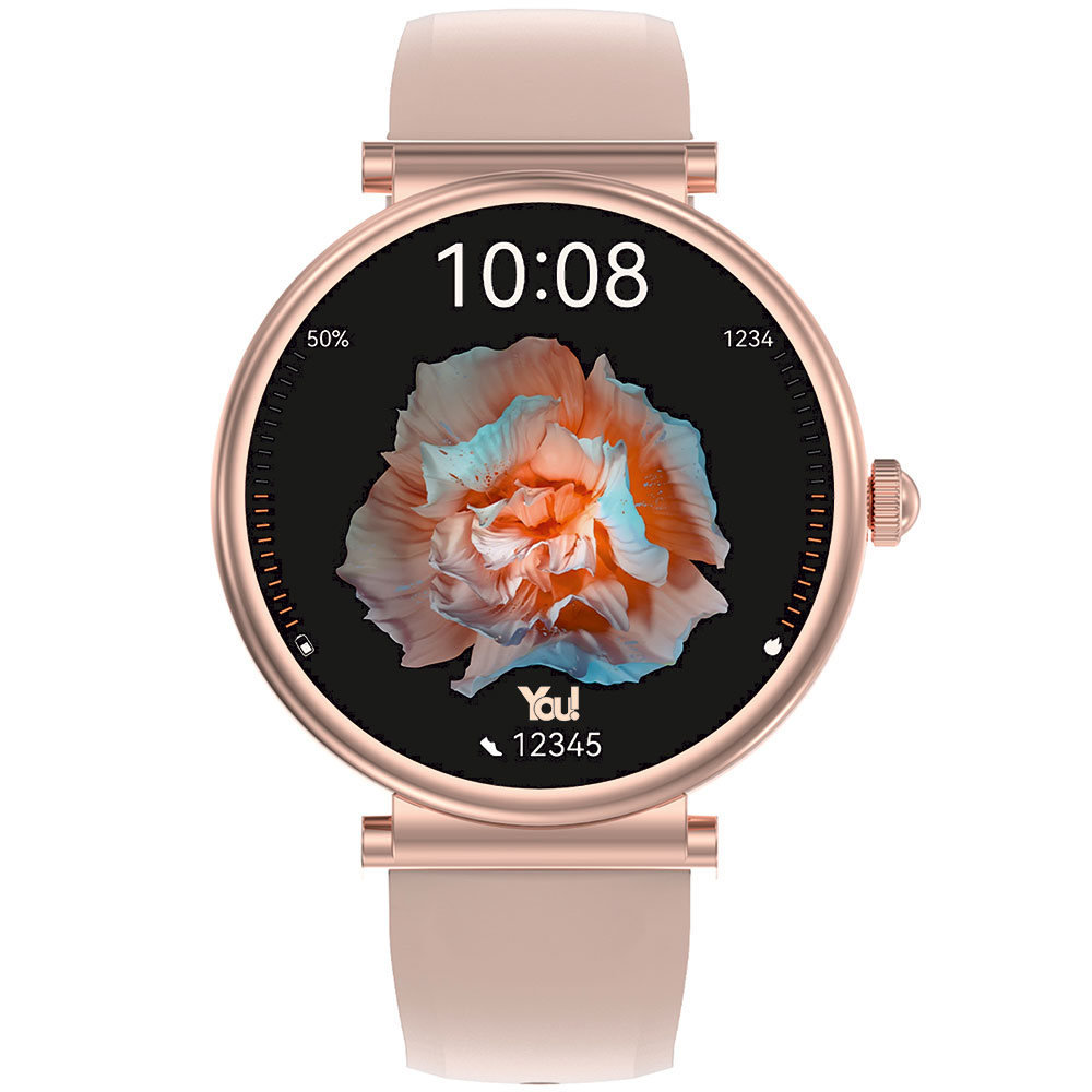 You Watch F15-yf151 You Smart Rose Gold & Pink Silicon Bayan Kol Saati Görseli