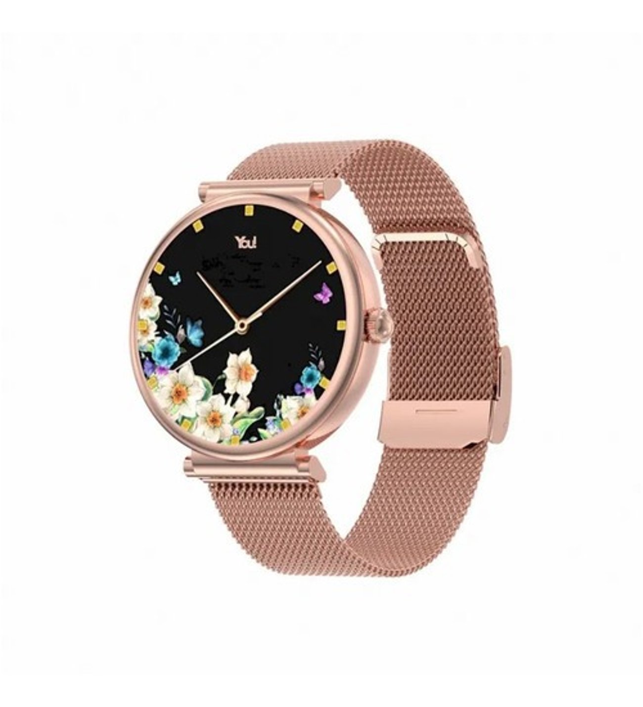 You Watch F15-yf153 You Smart Rose Gold & Rose Hasır Bayan Kol Saati
