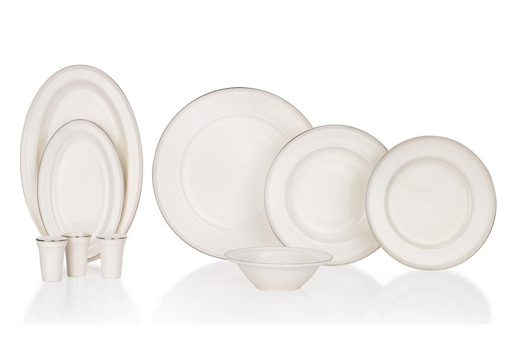 Schafer Mandy Yemek Takımı 56 Parça-Platin01 Görseli