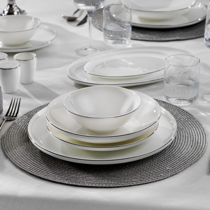 Schafer Chance  Yemek Takımı 56 Parça-Platin