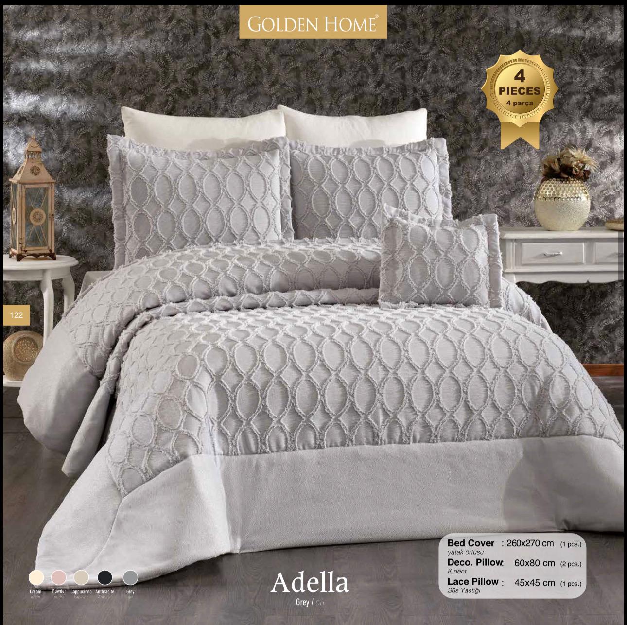 Golden Full Set 59 Parça Çeyiz Paketi-Clara gri Görseli