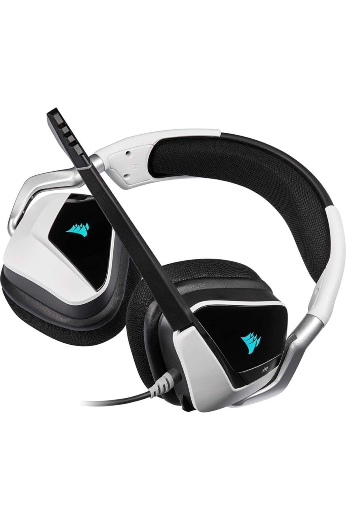 Corsair Void RGB Elite Wireless CA-9011202-EU Beyaz 7.1 Kablosuz Kulak Üstü Oyuncu Kulaklığ Beyaz Görseli