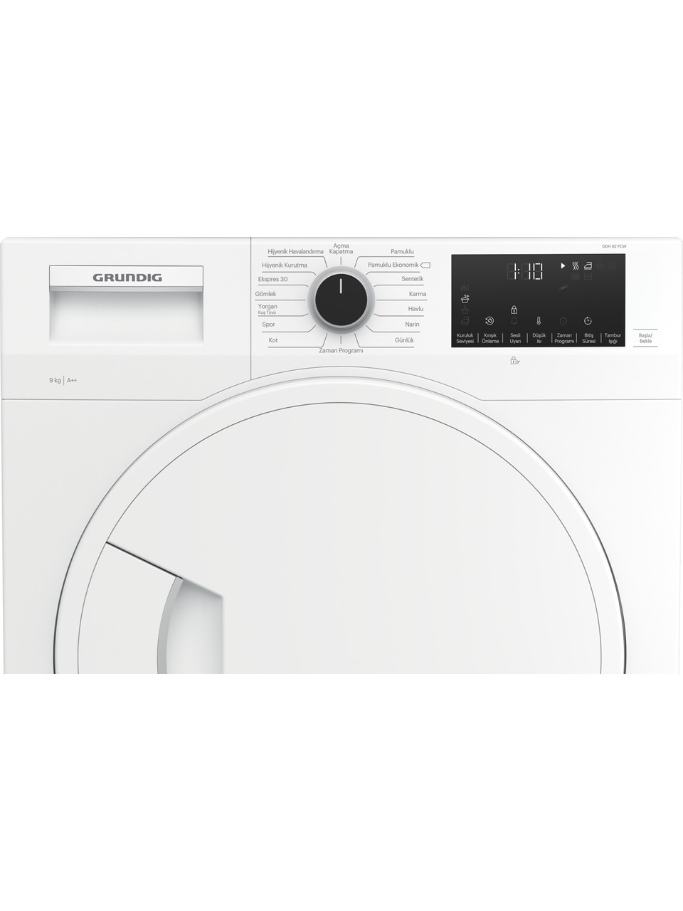 Grundig Gdh 92 Pcw 9 Kg Çamaşır Kurutma Makinesi Görseli