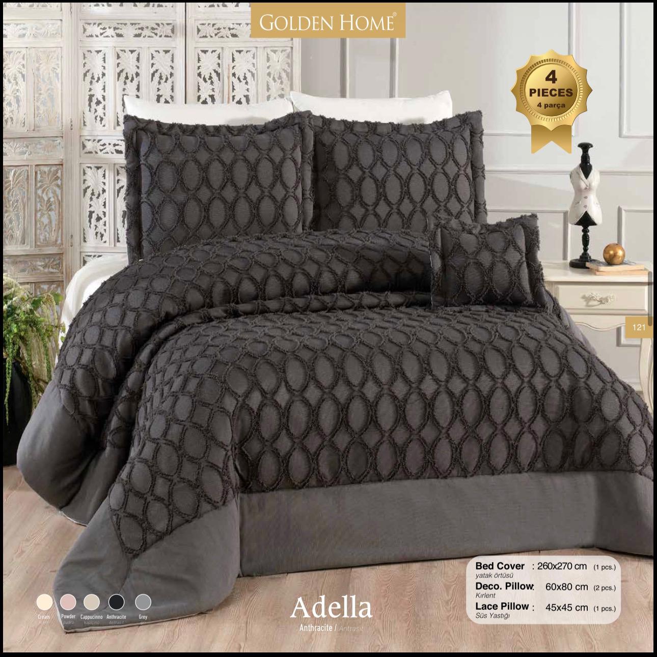 Golden Full Set 59 Parça Çeyiz Paketi-Clara Siyah/antrasit Görseli