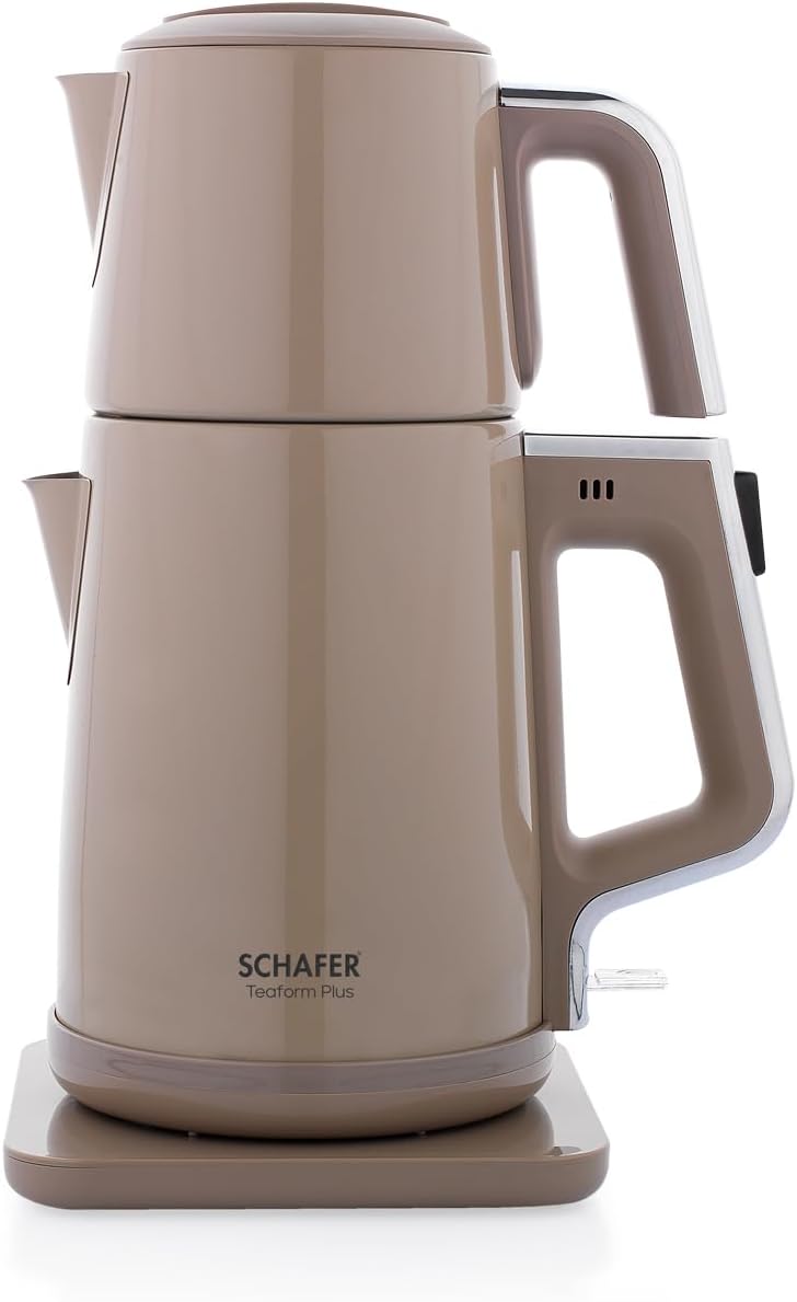 Schafer Teaform Plus Paslanmaz Çay Makinesi-bej