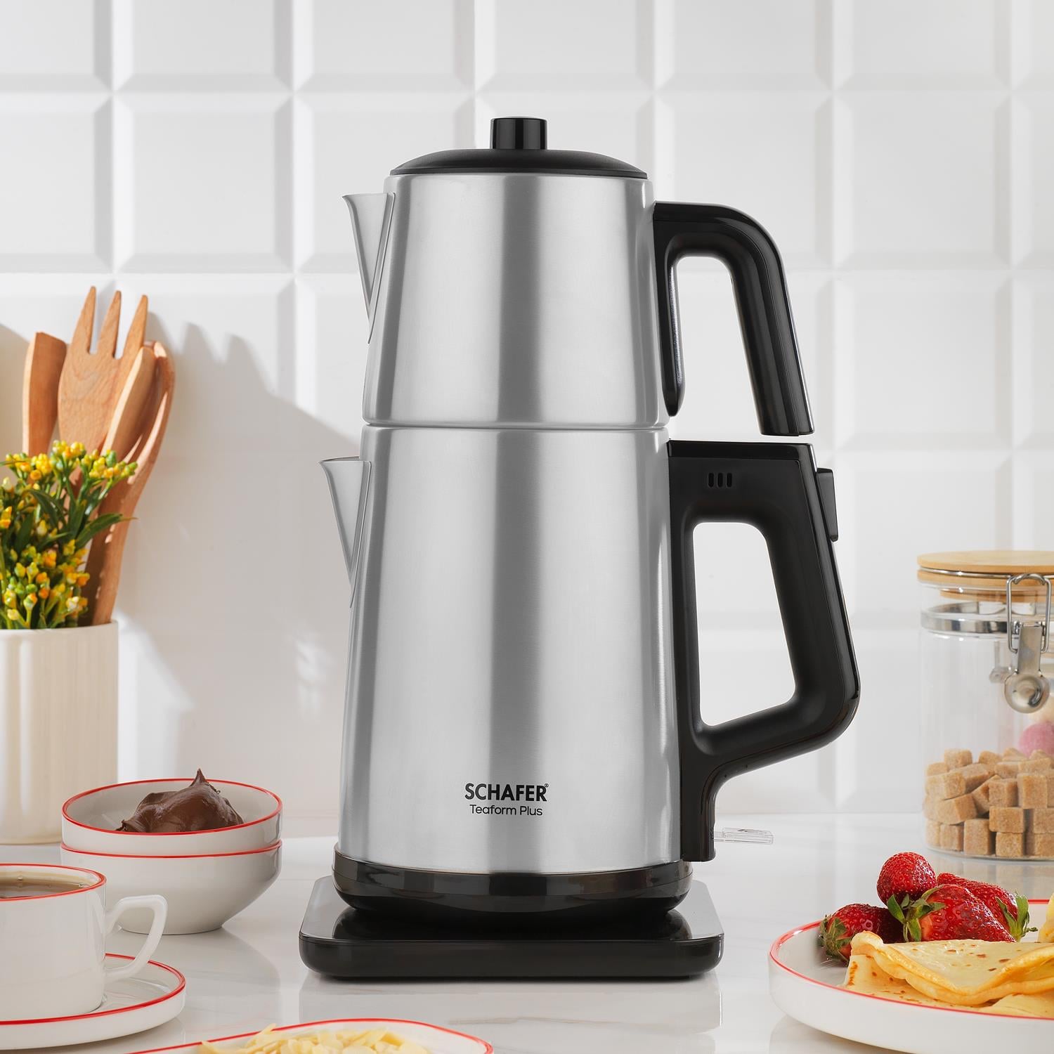Schafer Teaform Plus Paslanmaz Çay Makinesi-ınox