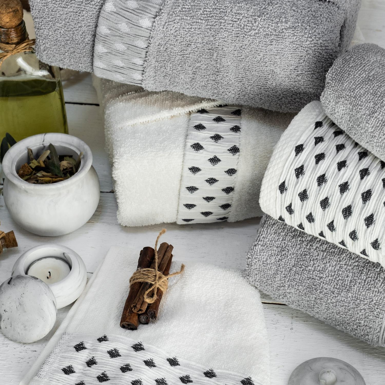 Schafer Home Veluro Banyo Seti 6 Parça-gri Görseli